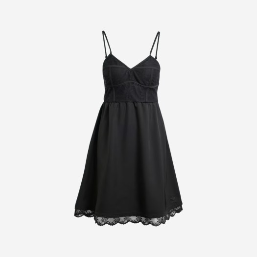 (W) 아디다스 레이스 드레스 블랙 - KR 사이즈