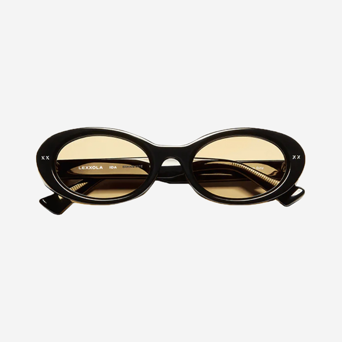 IDA-BLA-HON Lexxola Ida Sunglasses Black Honey