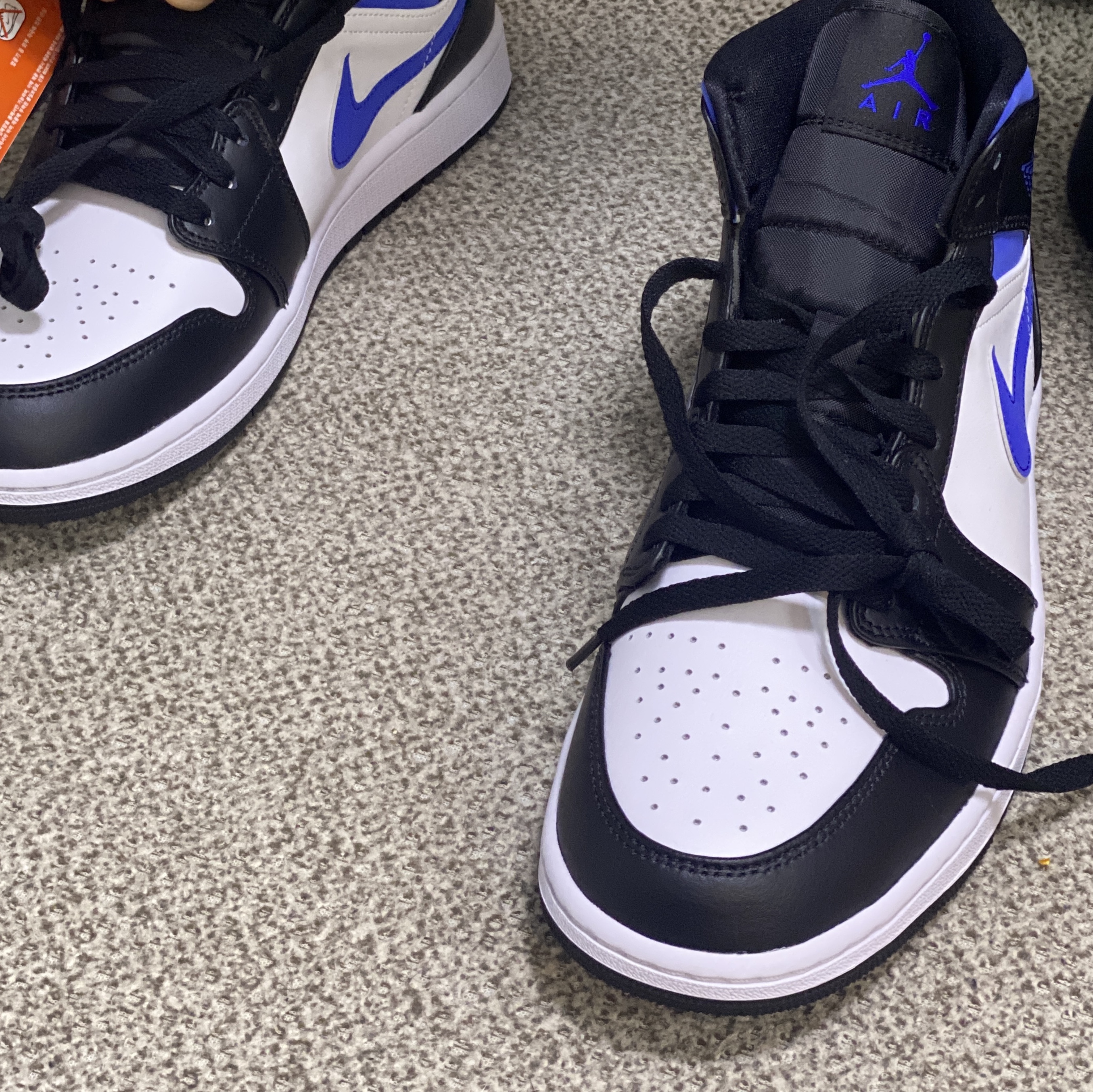 Jordan 1 Mid Racer Blue 착용 스타일 - 1