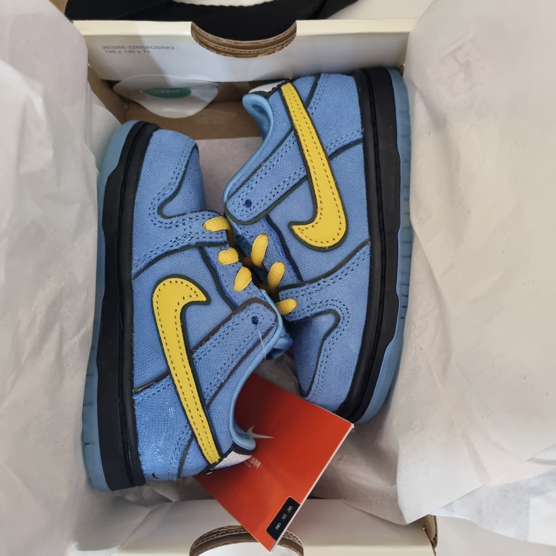 (TD) Nike x The Powerpuff Girls SB Dunk Low Pro QS Bubbles 착용 스타일
