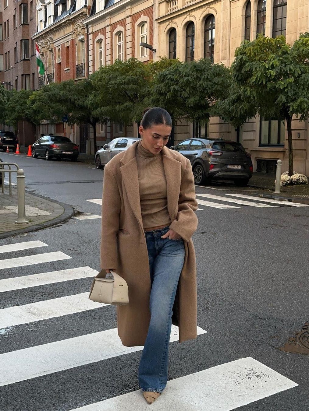 (W) Max Mara Madame 101801 Icon Coat Camel, (W) Max Mara Manuela Icon Coat Camel 착용 스타일 - 5