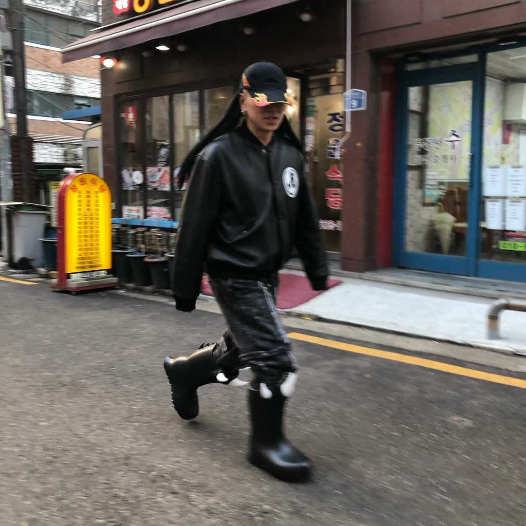 Fila x Thug Club Dragon Boots Black 착용 스타일 - 3