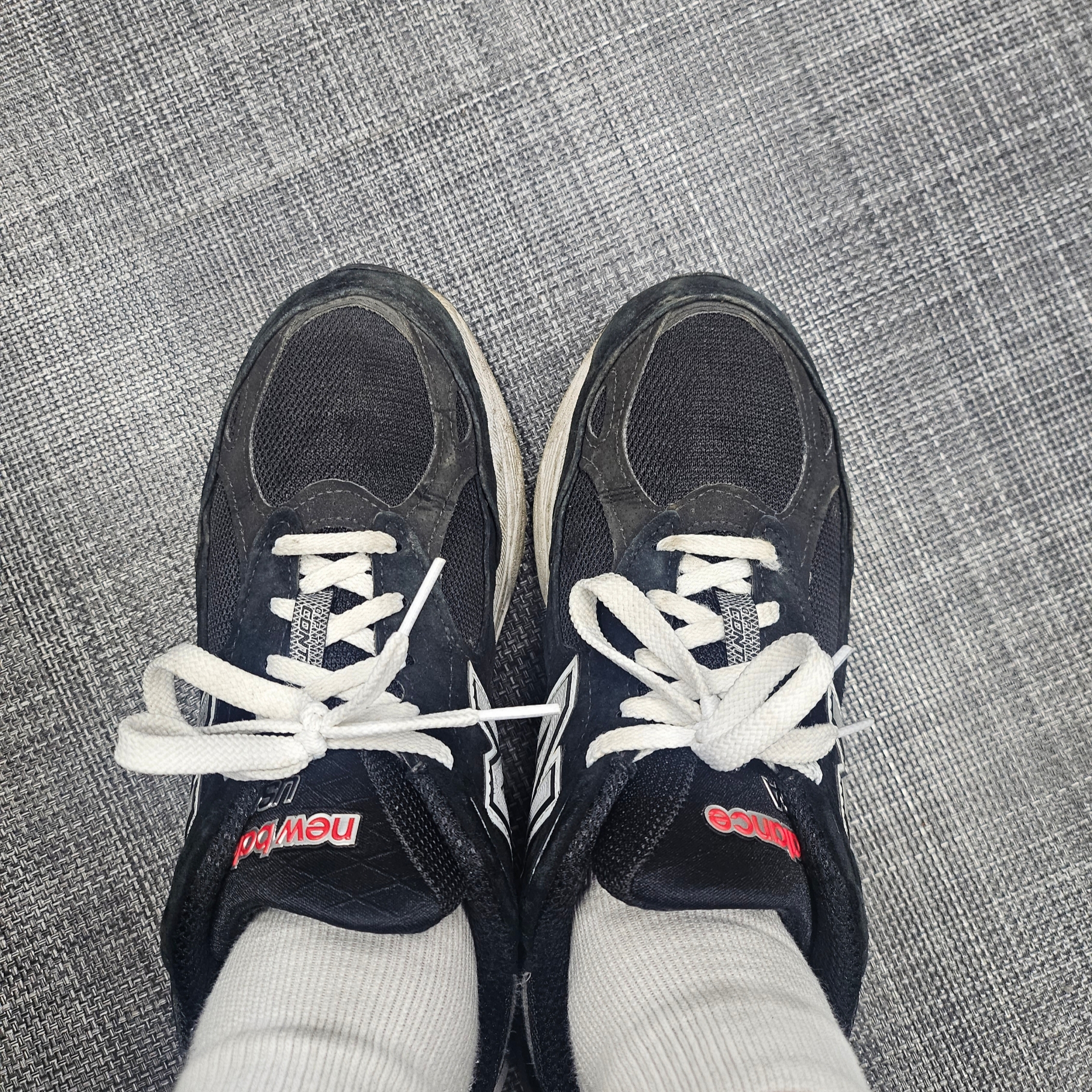 New Balance 990v3 Made in USA Black - D Standard 착용 스타일