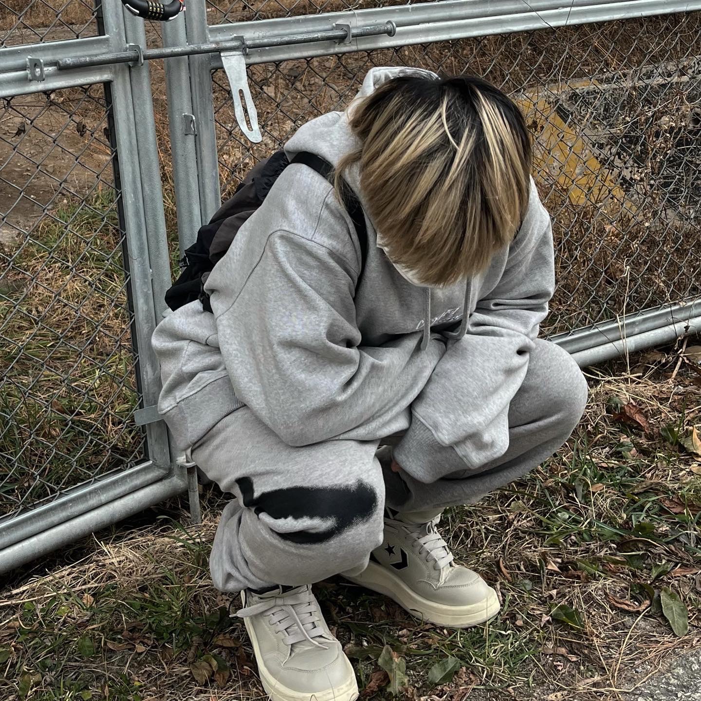 Converse x Drkshdw Turbowpn Pelican 착용 스타일 - 3