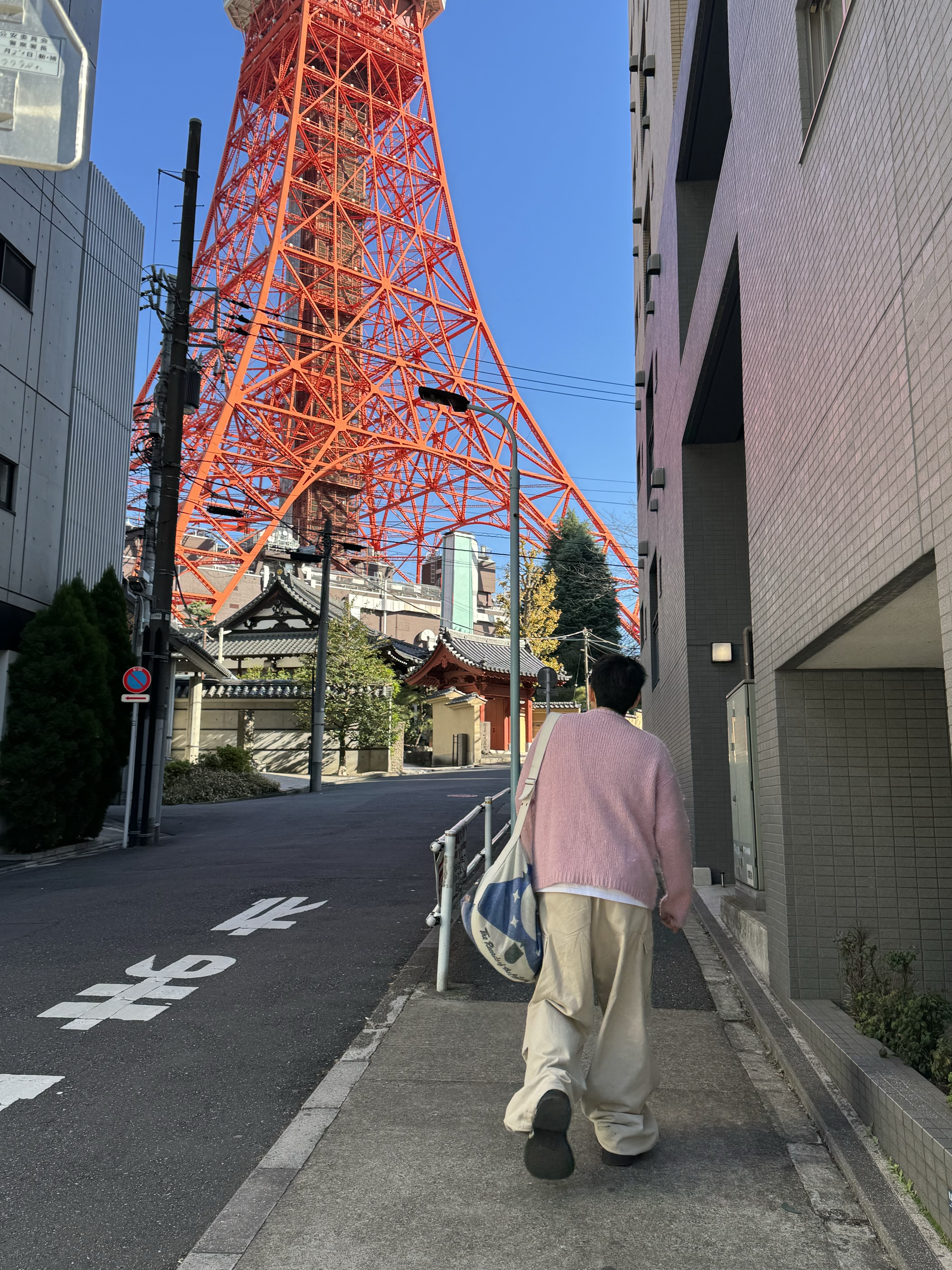 Nonnod Side Zip Cargo Pants Beige, Our Legacy Sonar Roundneck Candyfloss Cherry Acrylic 착용 스타일 - 3