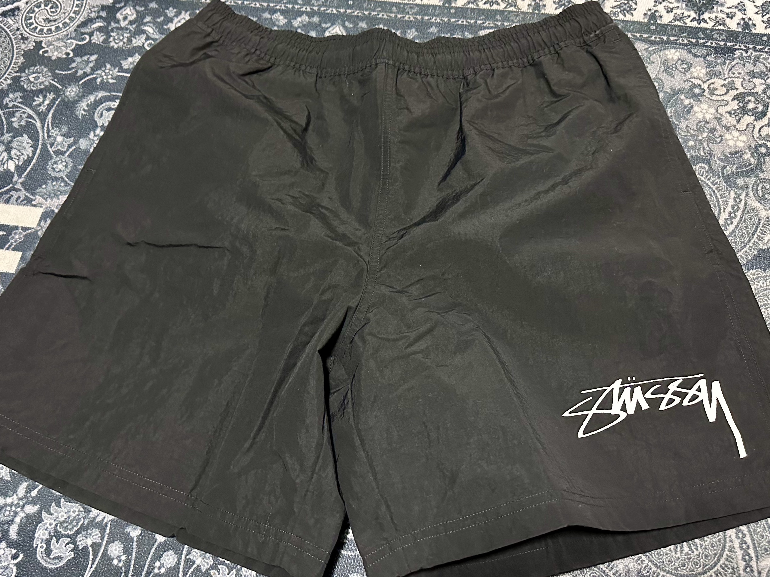 Nike x Stussy Shorts Black (FJ9167-010) 착용 스타일 - 1