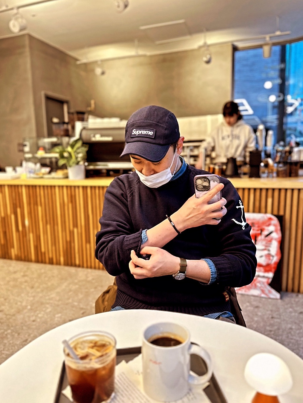 Supreme Mesh Cordura Camp Cap Navy - 23SS, Hamilton Khaki Field Mechanical 38mm Nato Strap Green White 착용 스타일
