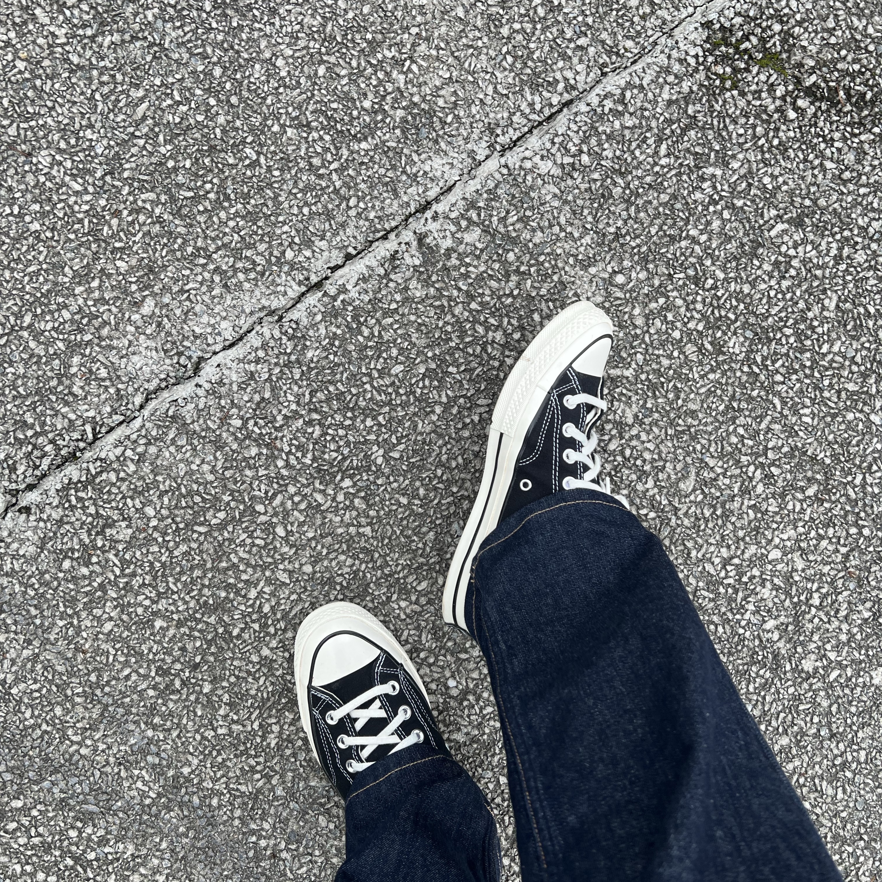 Converse Chuck 70 Ox Black - Standard 착용 스타일 - 2