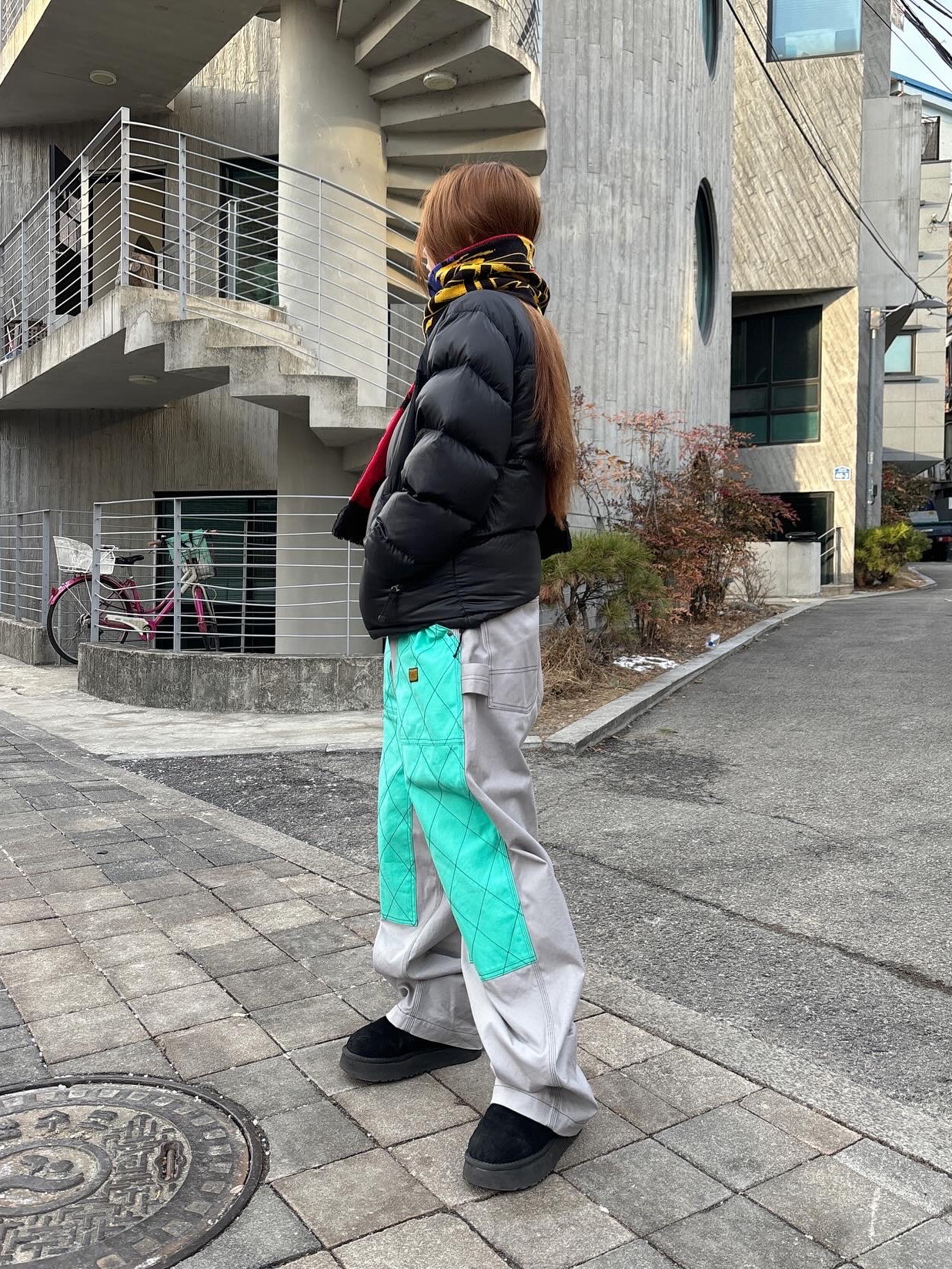 The North Face 1996 Eco Nuptse Jacket Black, The North Face 1996 Eco Nuptse Jacket Black 착용 스타일 - 3