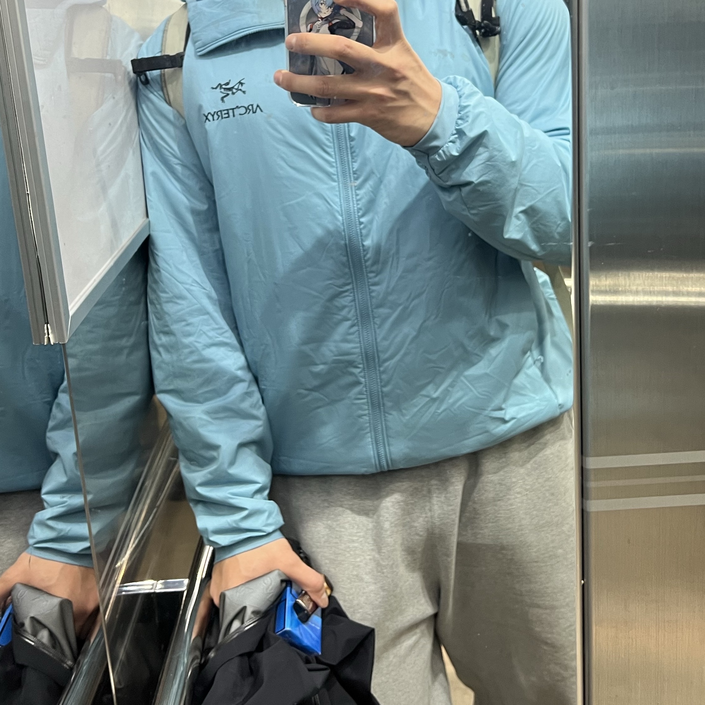 Arc'teryx Atom LT Hoody Solace 착용 스타일