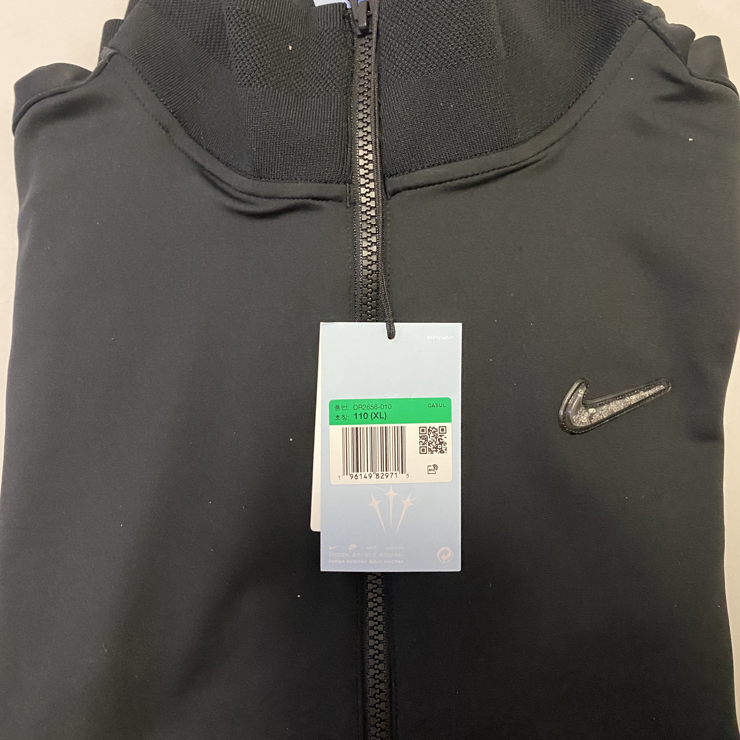 Nike x Drake Nocta NRG Knit Jacket Black (DR2657-010) 착용 스타일
