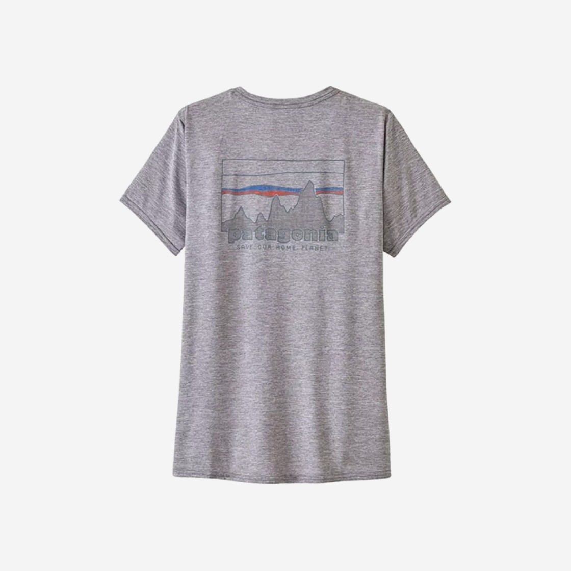 (W) Patagonia Capilene Cool Daily Graphic T-Shirt '73 Skyline Feather Grey 상세 이미지 1