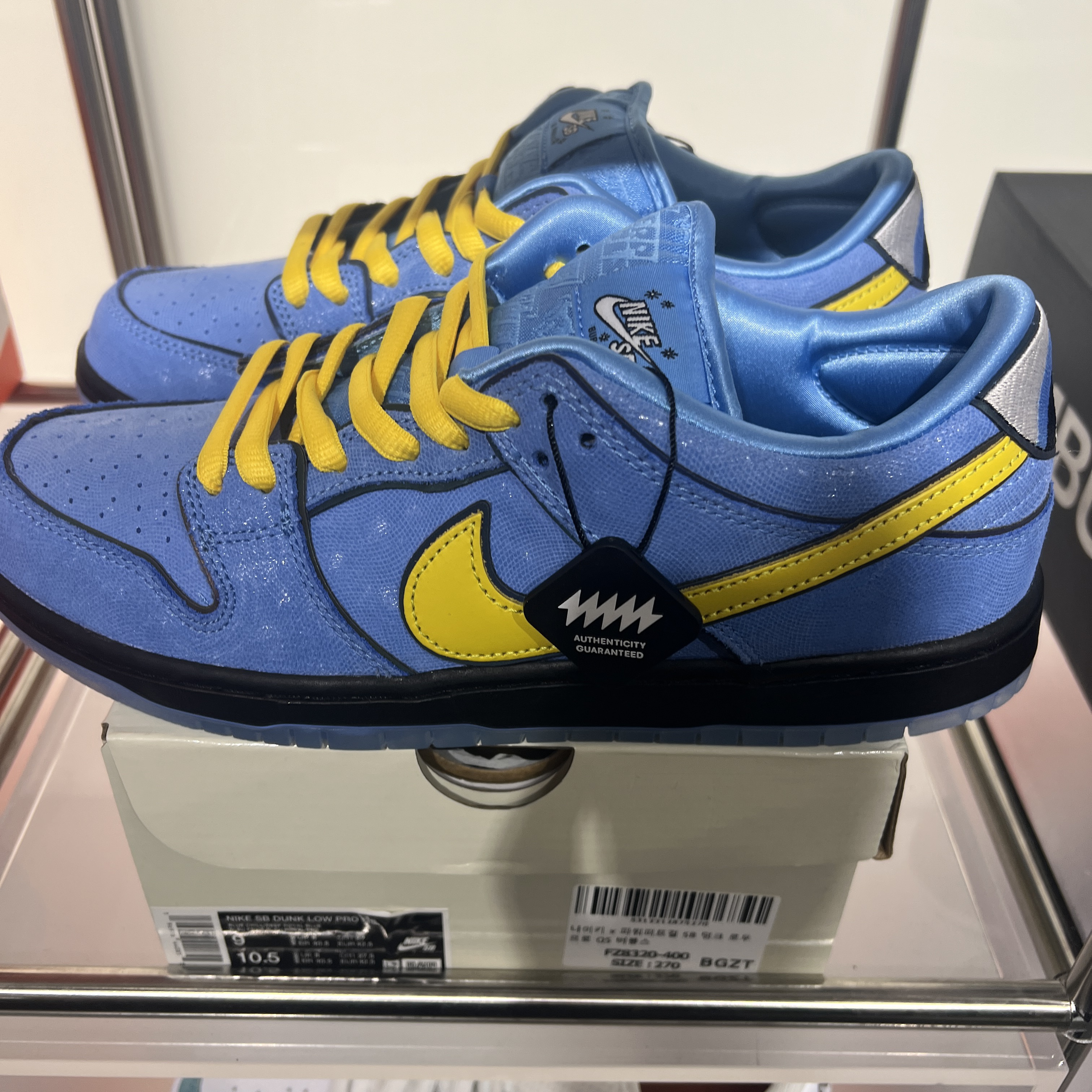 Nike x The Powerpuff Girls SB Dunk Low Pro QS Bubbles 착용 스타일