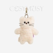 [KREAM Exclusive] Cosymosy KREAM Custom Cat Keyring Cream