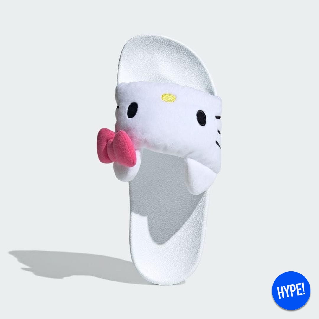 Adidas x Hello Kitty Adilette Slides White, Nike x Hello Kitty Air Presto University Blue 착용 스타일 - 4