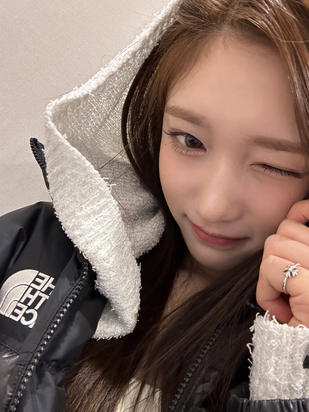 The North Face 1996 Eco Nuptse Jacket Black 착용 스타일 - 1