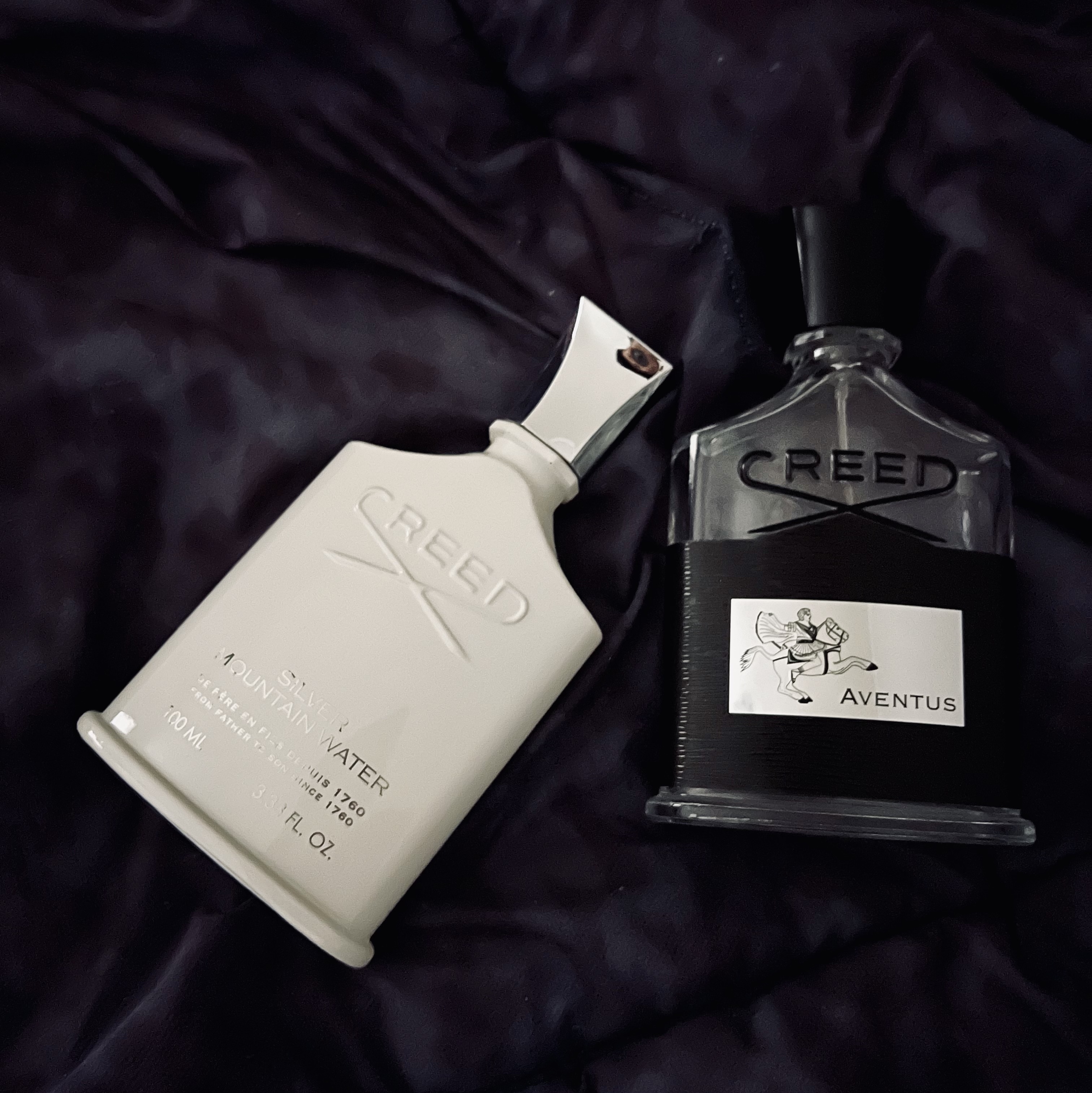 Creed Silver Mountain Water Eau De Parfum 100ml, Creed Aventus Eau De Parfum 100ml 착용 스타일