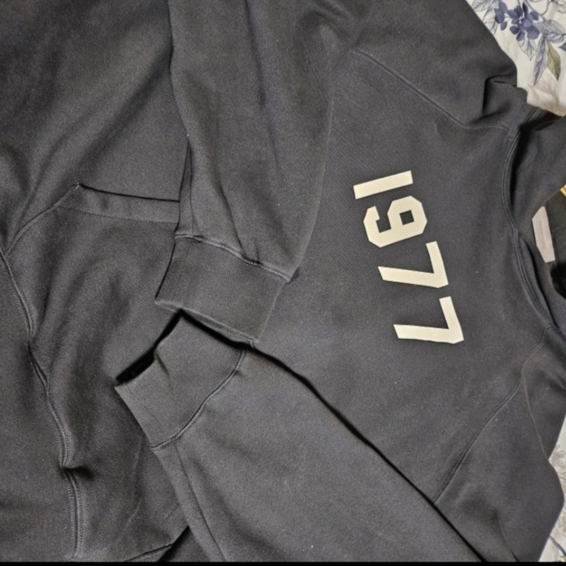 Essentials 1977 Hoodie Iron - 22SS 착용 스타일