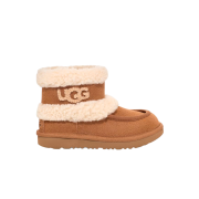 (Kids) UGG Ultra Mini  Fluff Boots Chestnut