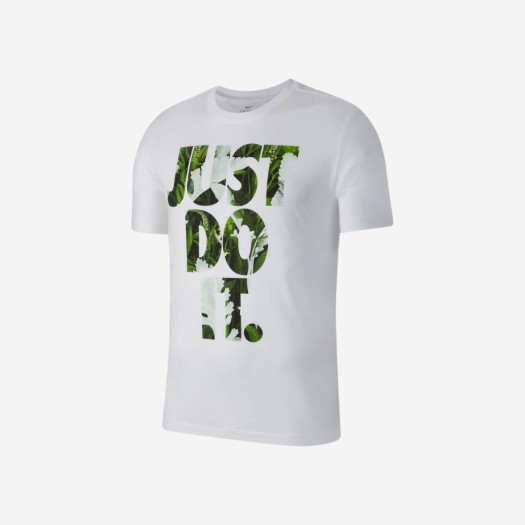 나이키 NSW JDI 플로럴 티셔츠 화이트 - 아시아