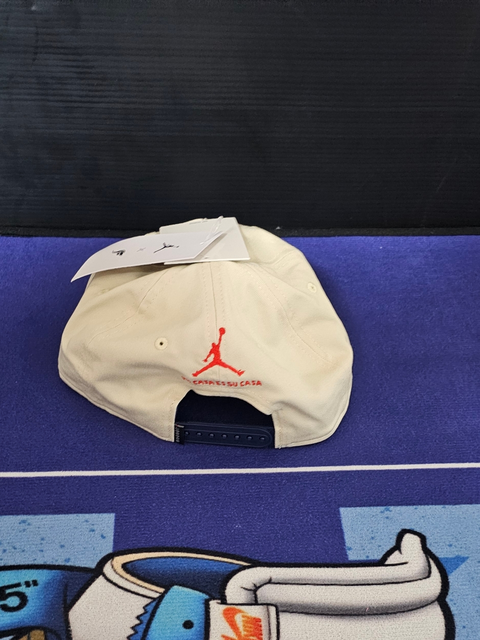 Jordan x SoleFly Pro Unstructured SF Cap Fossil Midnight Navy 착용 스타일 - 2