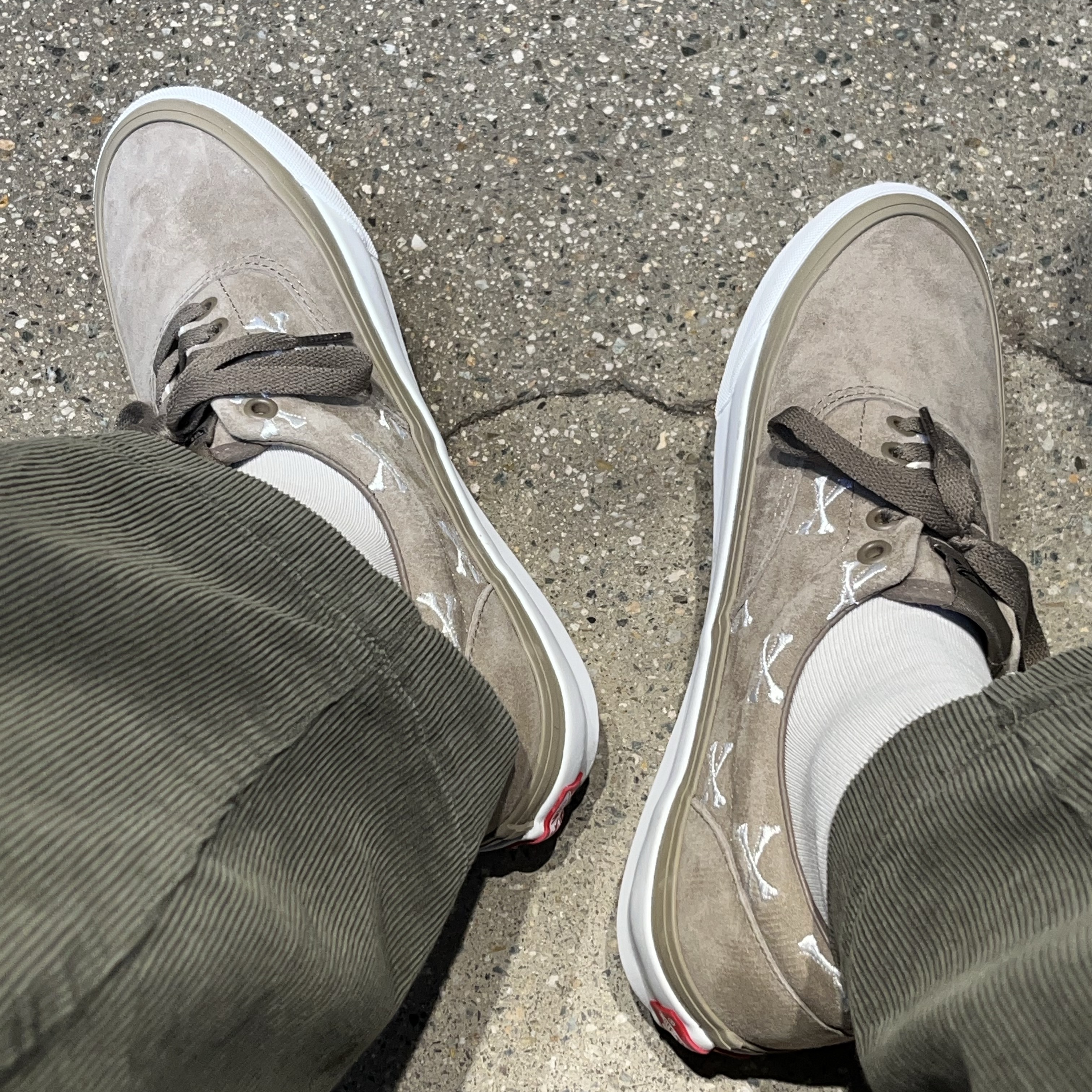 Vans Vault x WTAPS OG Era LX Bones Coyote 착용 스타일