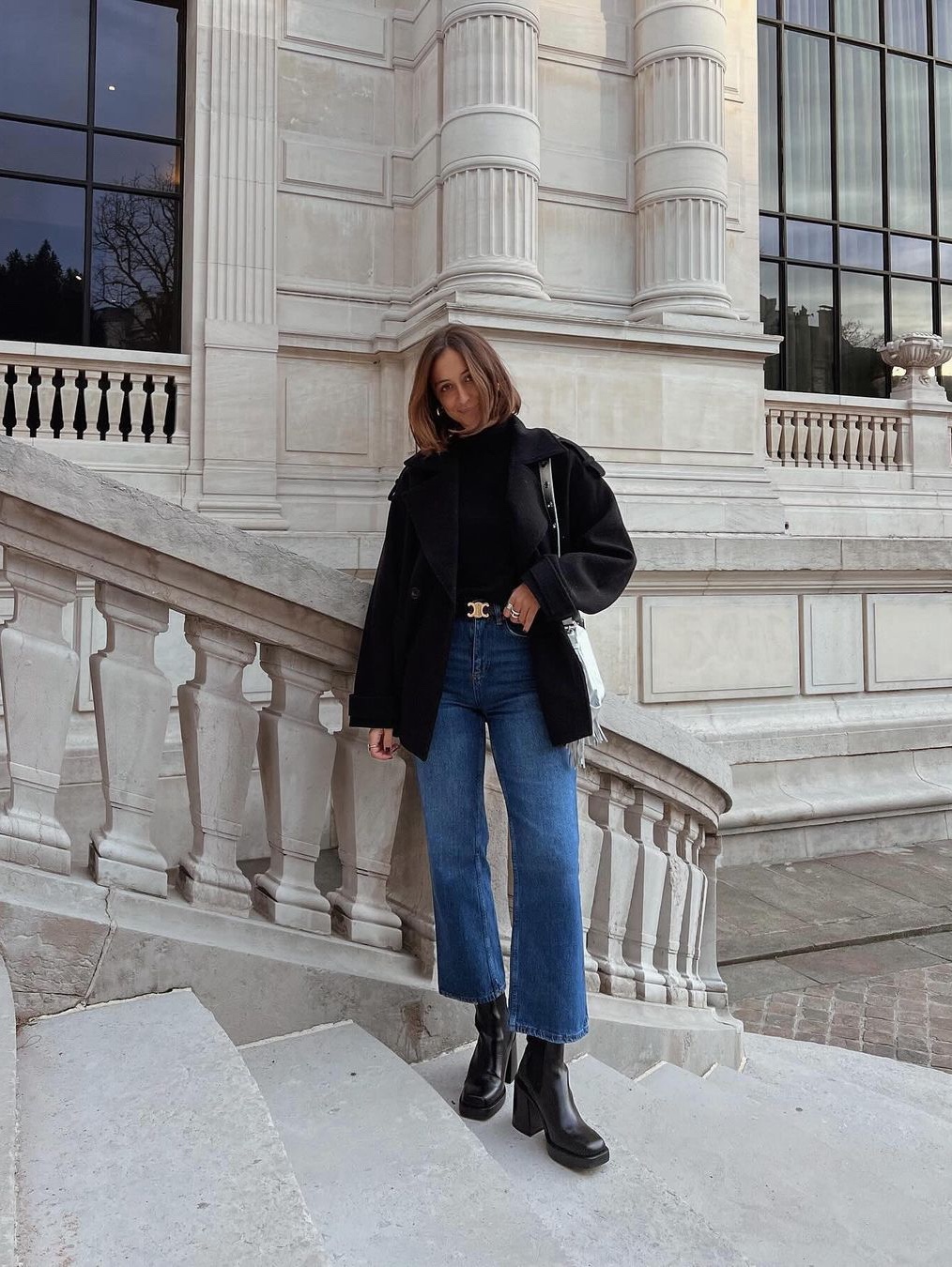 STU Women Flared Denim Pants Mid Blue, True Religion Tr Basic Denim Pants Light Indigo 착용 스타일 - 5