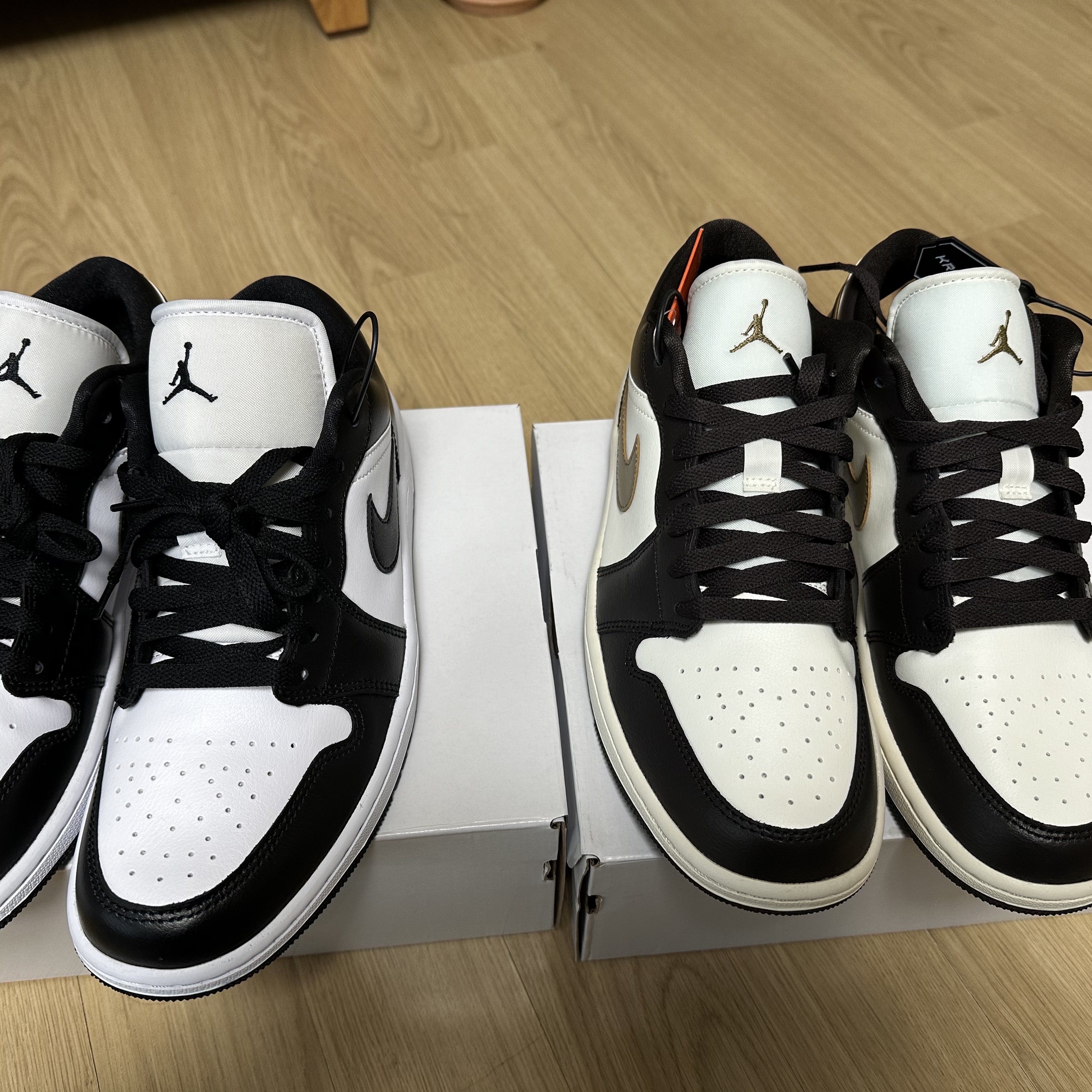 (W) Jordan 1 Low Black and White 착용 스타일 - 4