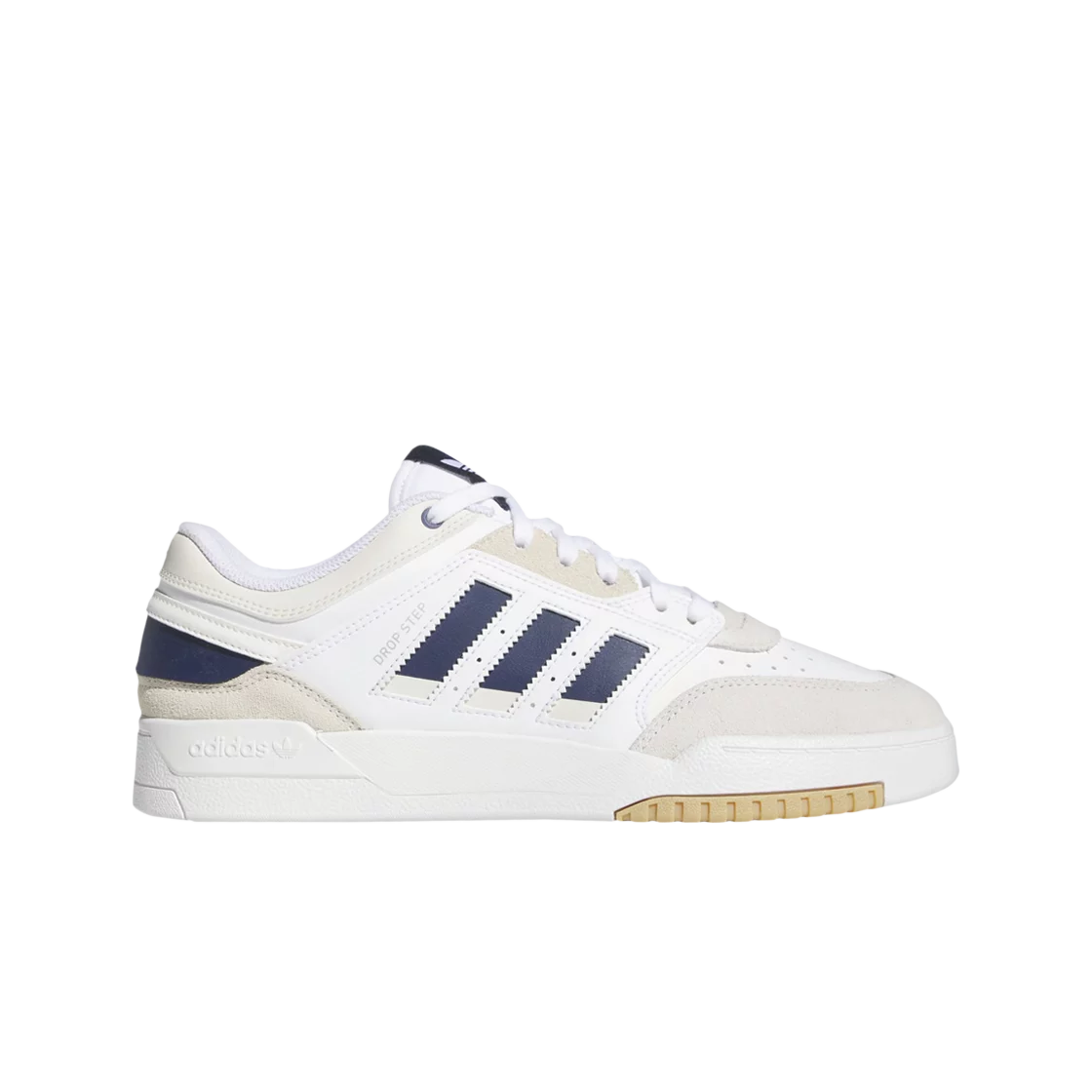 HQ7133 Adidas Drop Step Low Cloud White Team Navy Blue