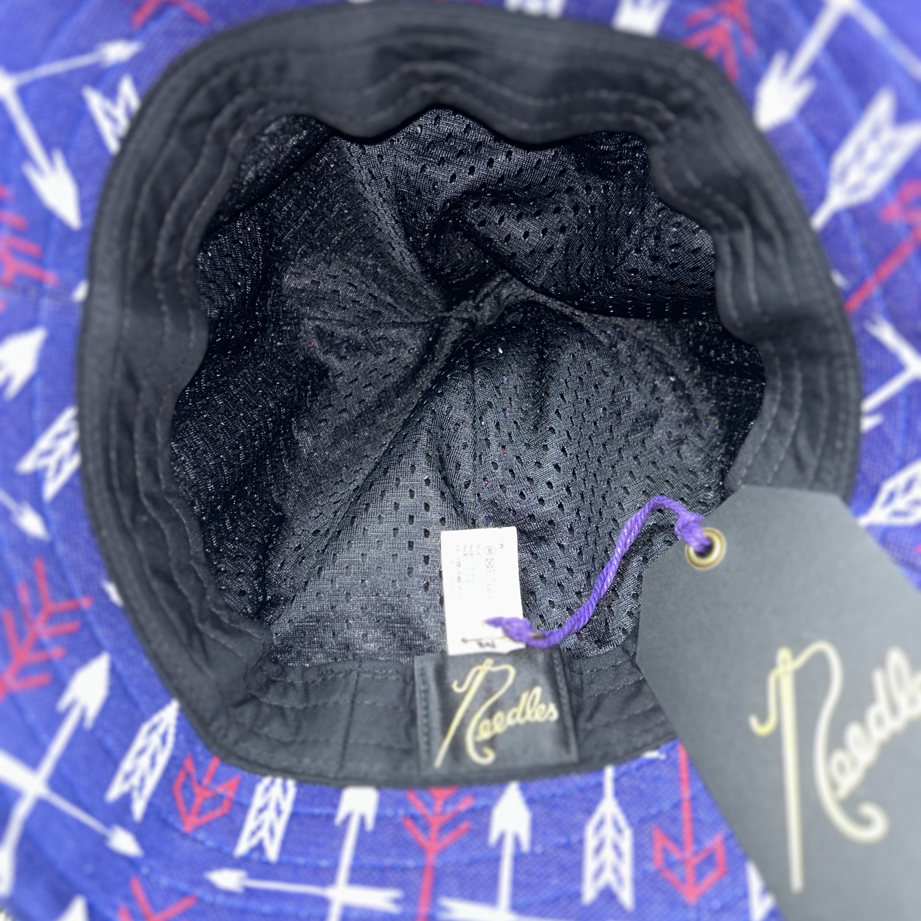Needles Bermuda Hat Poly JQ Star Arrow 착용 스타일 - 3