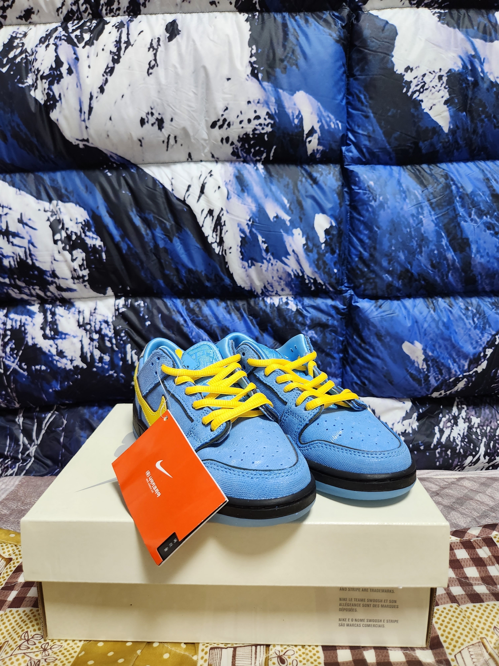 (PS) Nike x The Powerpuff Girls SB Dunk Low Pro QS Bubbles 착용 스타일