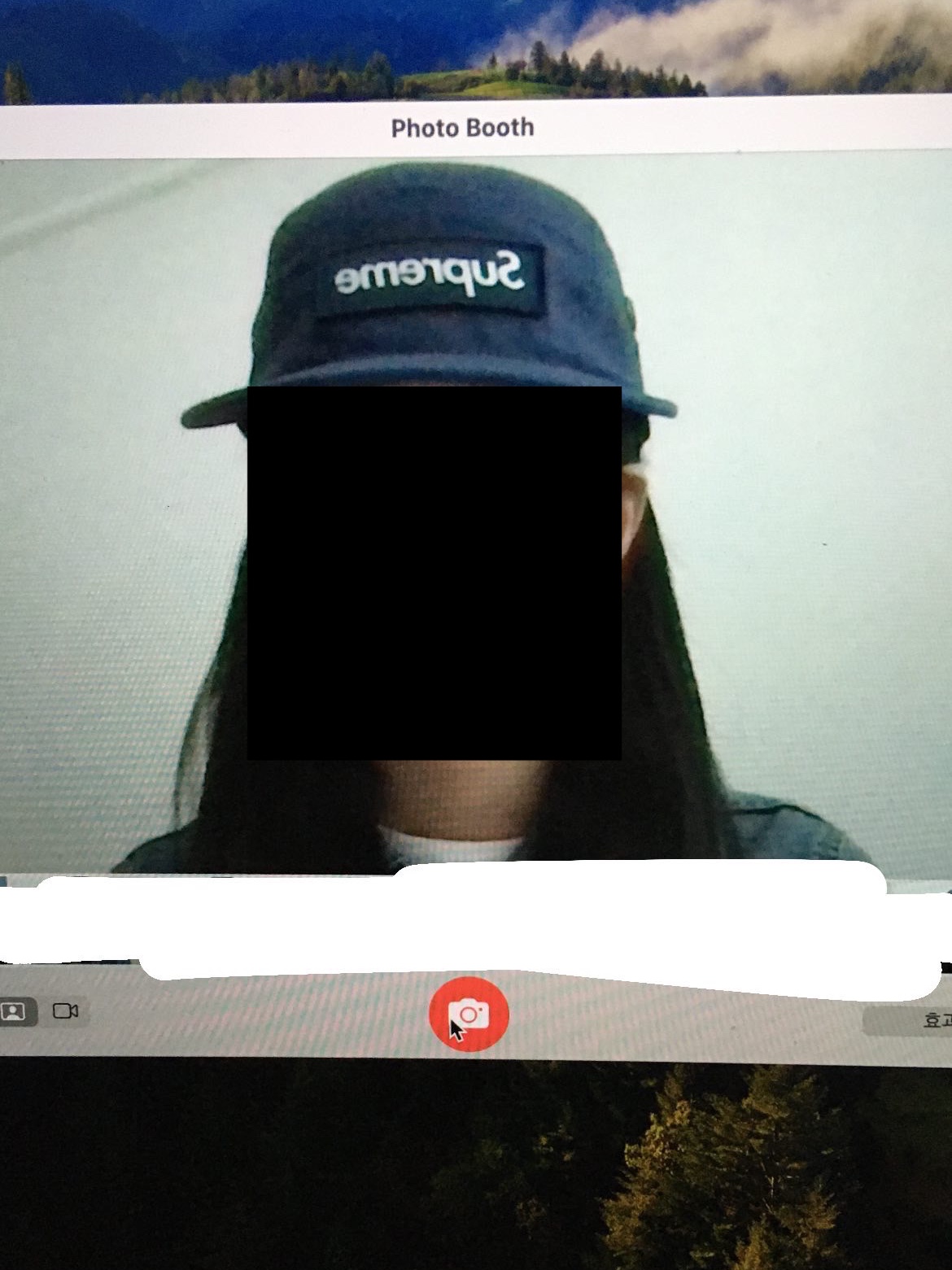 Supreme Military Camp Cap Navy - 23FW 착용 스타일