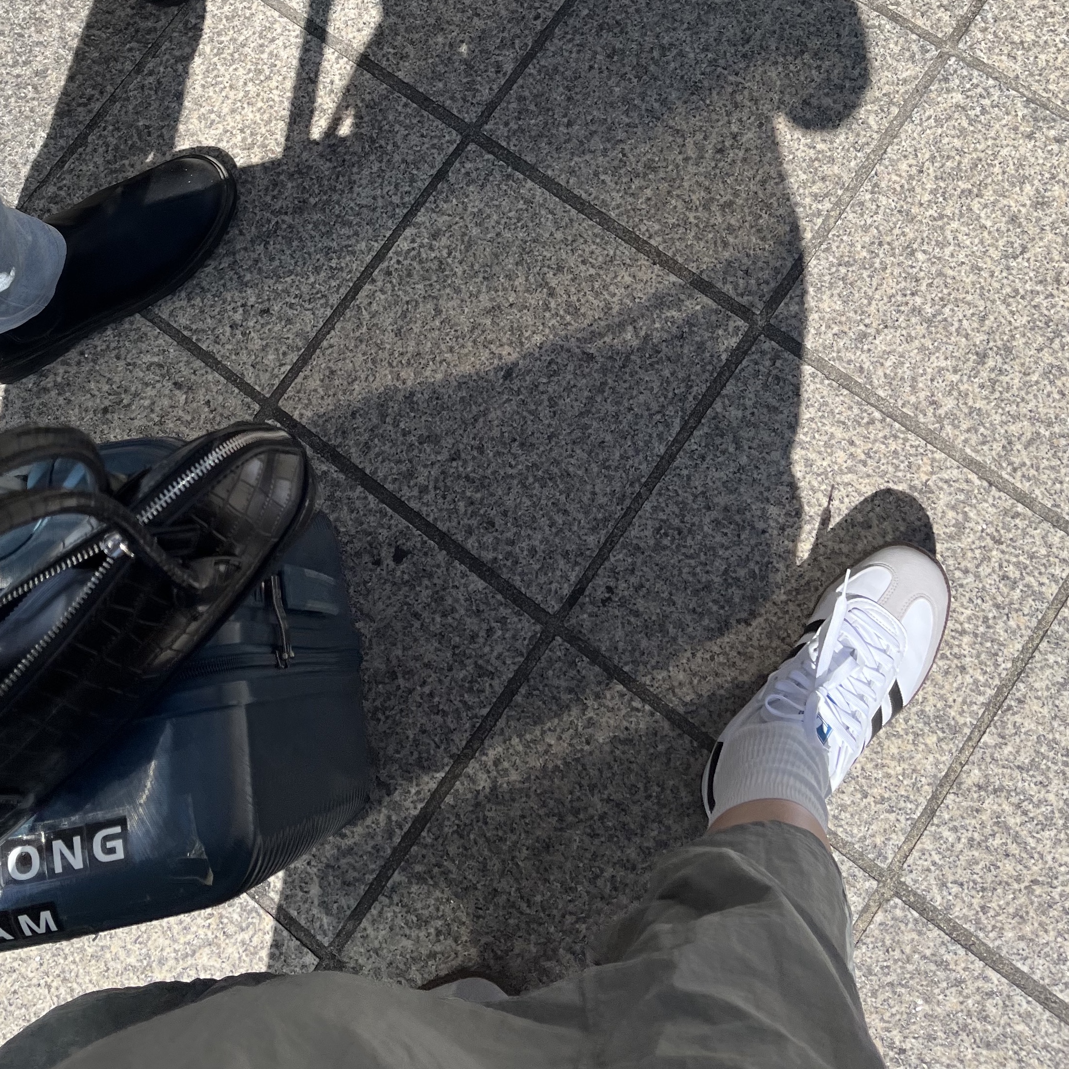 Adidas Samba Vegan White Black 착용 스타일 - 4