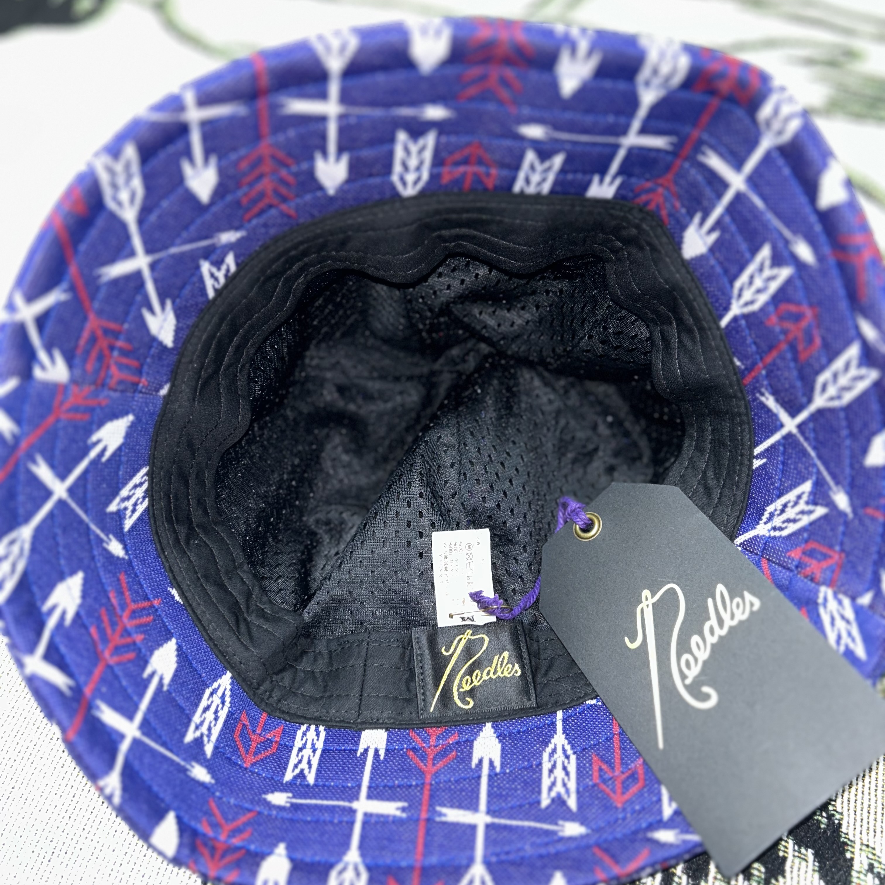 Needles Bermuda Hat Poly JQ Star Arrow 착용 스타일 - 2