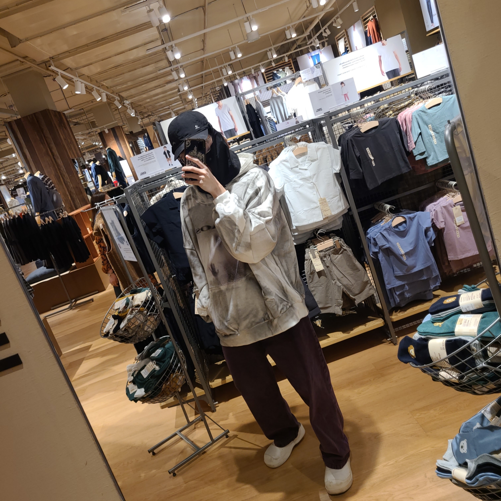 Converse x A-Cold-Wall Baseball Hat Black 착용 스타일