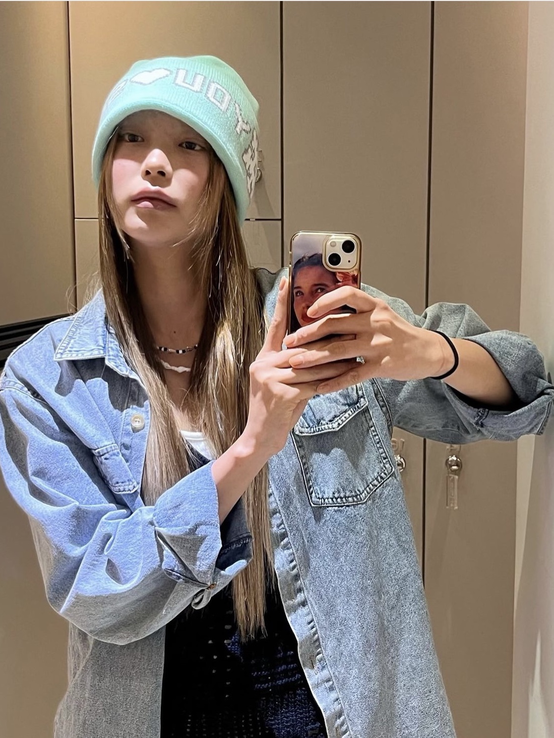 Safarispot You Love Beanie Mint, Safarispot You Love Beanie Black 착용 스타일