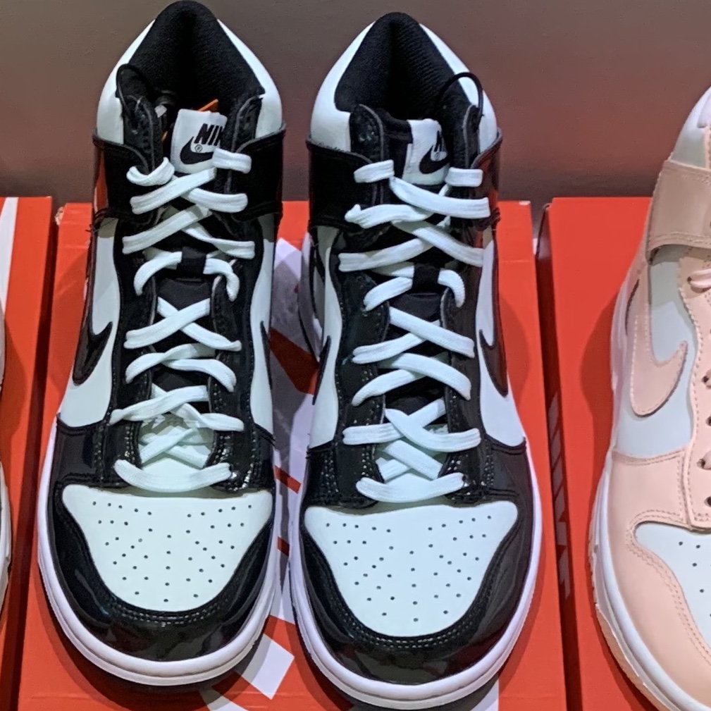 (GS) Nike Dunk High Barely Green 착용 스타일