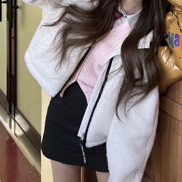 [30% 적립] Polo Ralph Lauren Children Mini Cable Cotton Cardigan Pink 착용 스타일 - 1