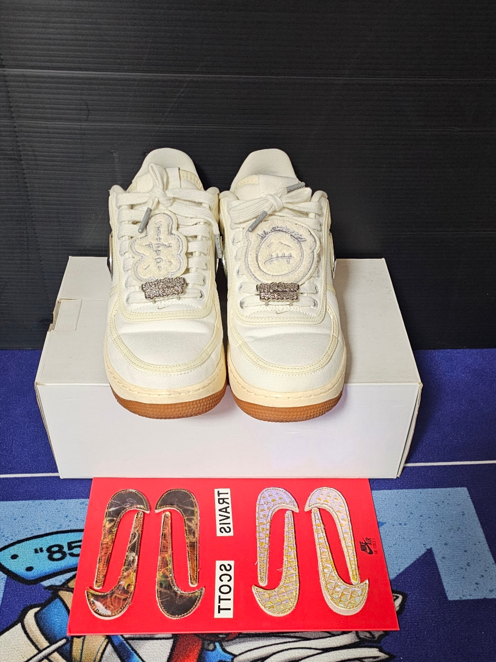 Nike x Travis Scott Air Force 1 Low Sail 착용 스타일 - 1