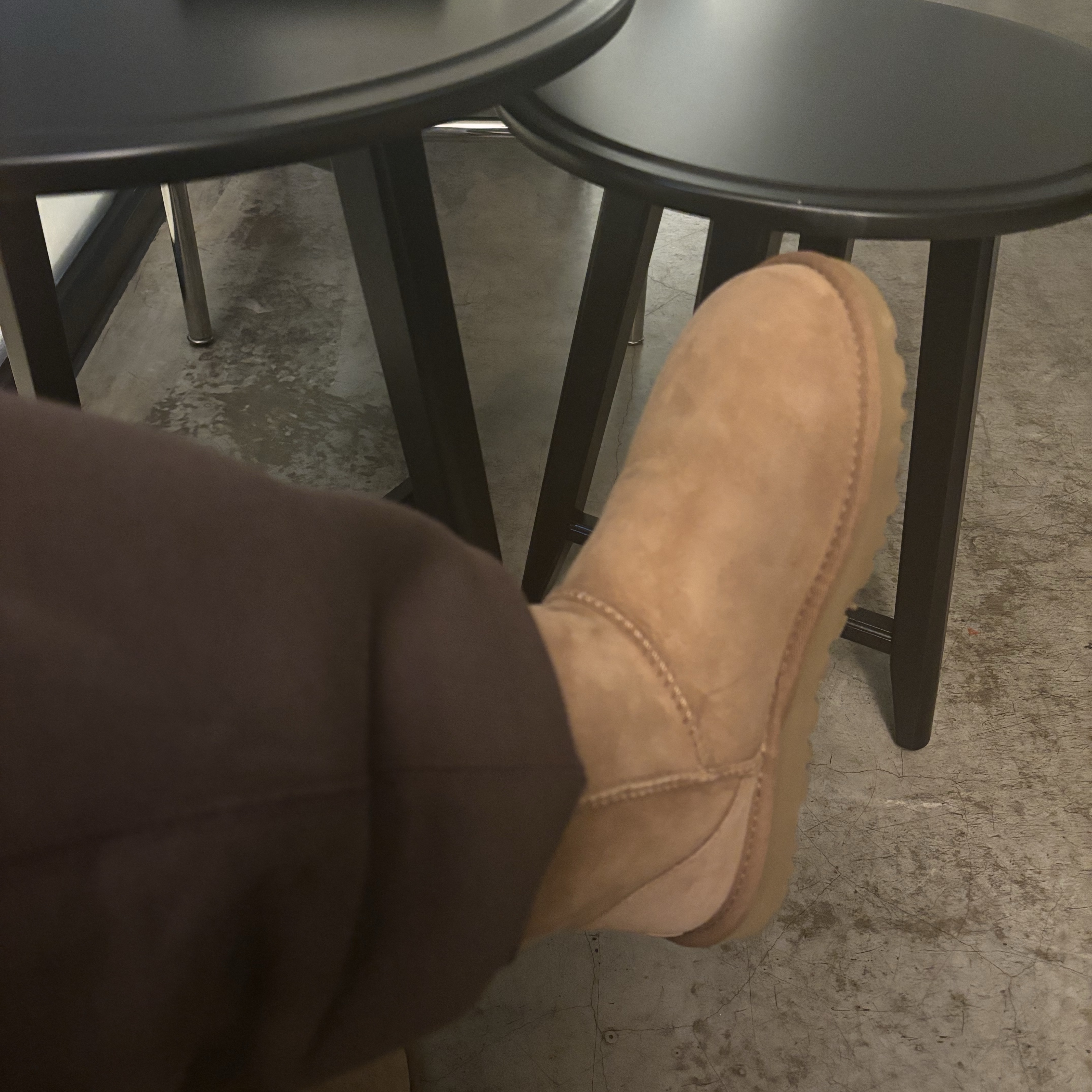 (W) UGG Classic Mini II Boots Chestnut 착용 스타일
