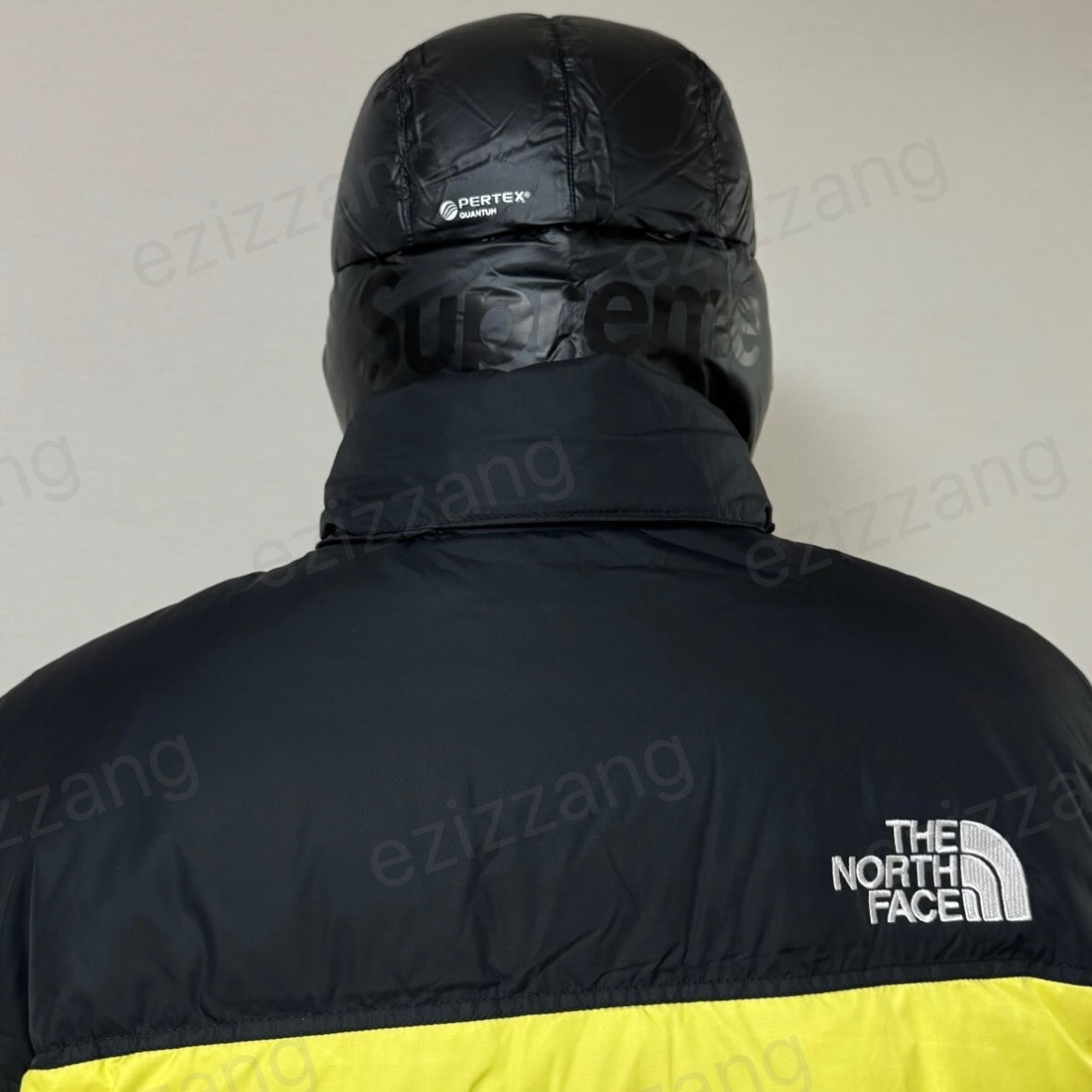 Supreme Featherweight Down Trooper Black - 23FW, The North Face 1996 Retro Nuptse Jacket Yellowtail 착용 스타일 - 4