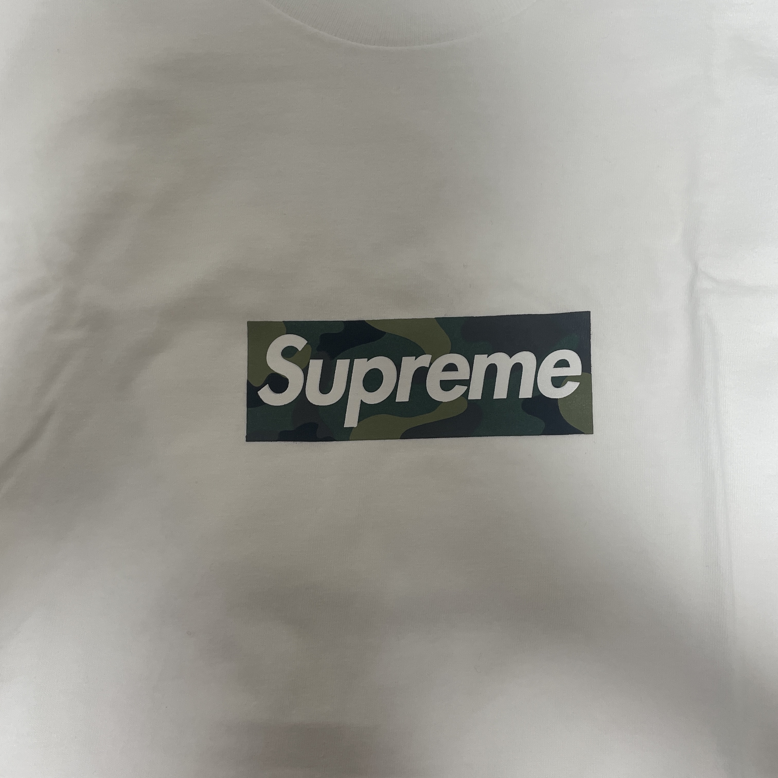 Supreme Box Logo T-Shirt White - 23FW 착용 스타일