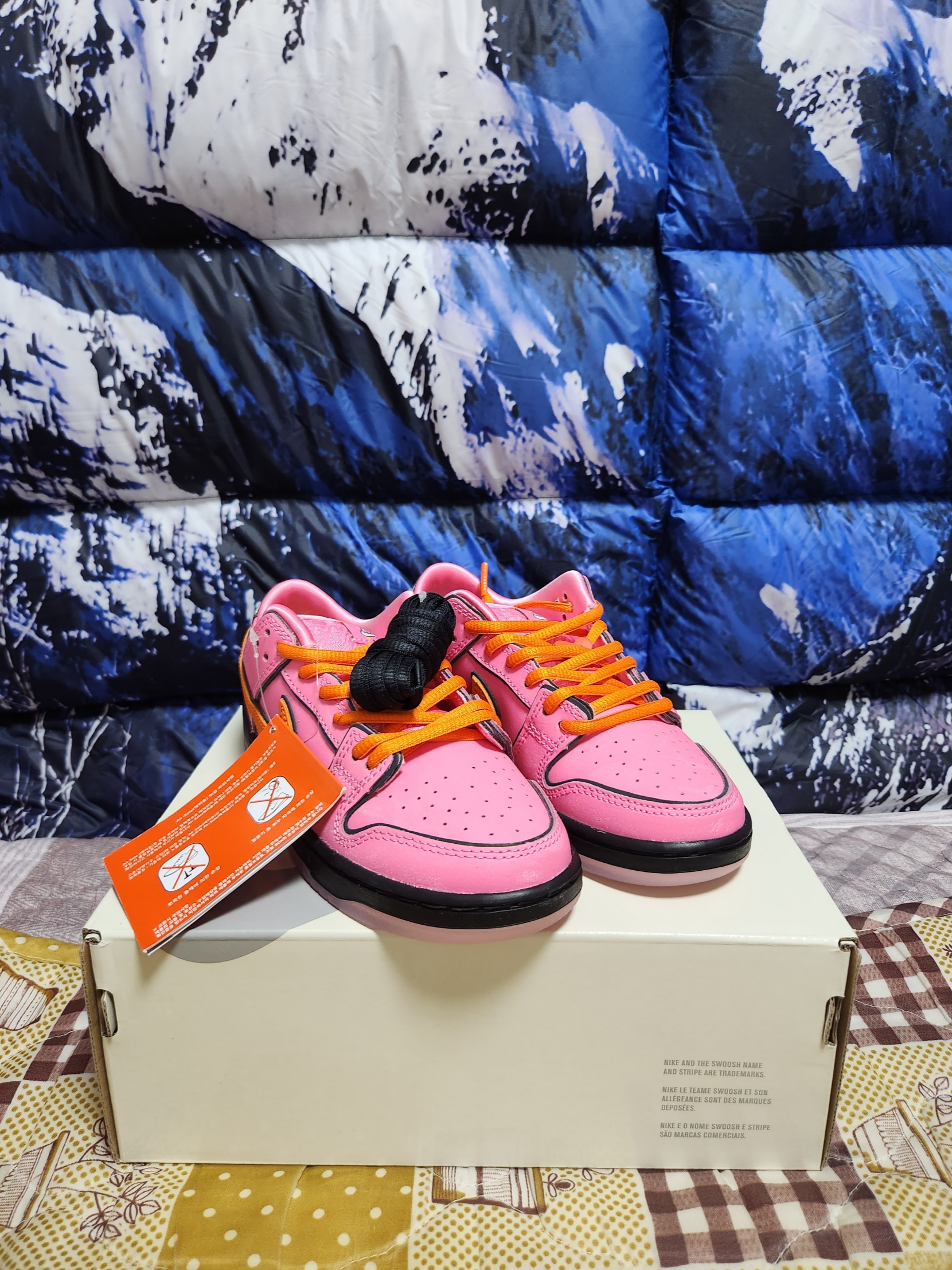 (PS) Nike x The Powerpuff Girls SB Dunk Low Pro QS Blossom 착용 스타일