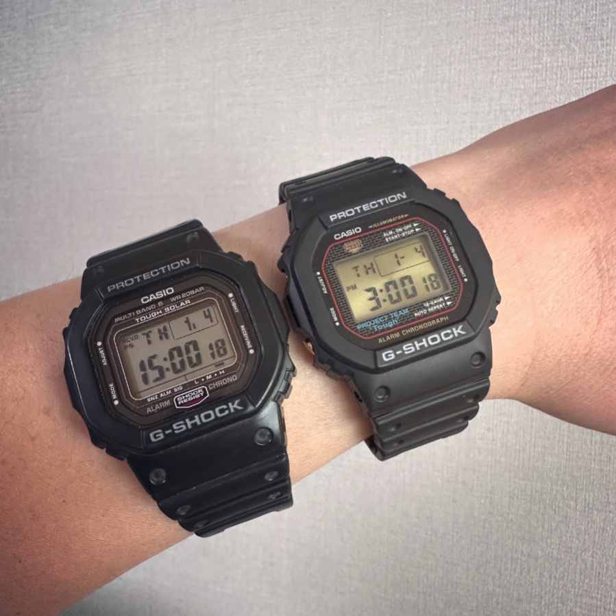 Casio G-Shock 40th Anniversary Recrystallized Series DW-5040PG-1 착용 스타일