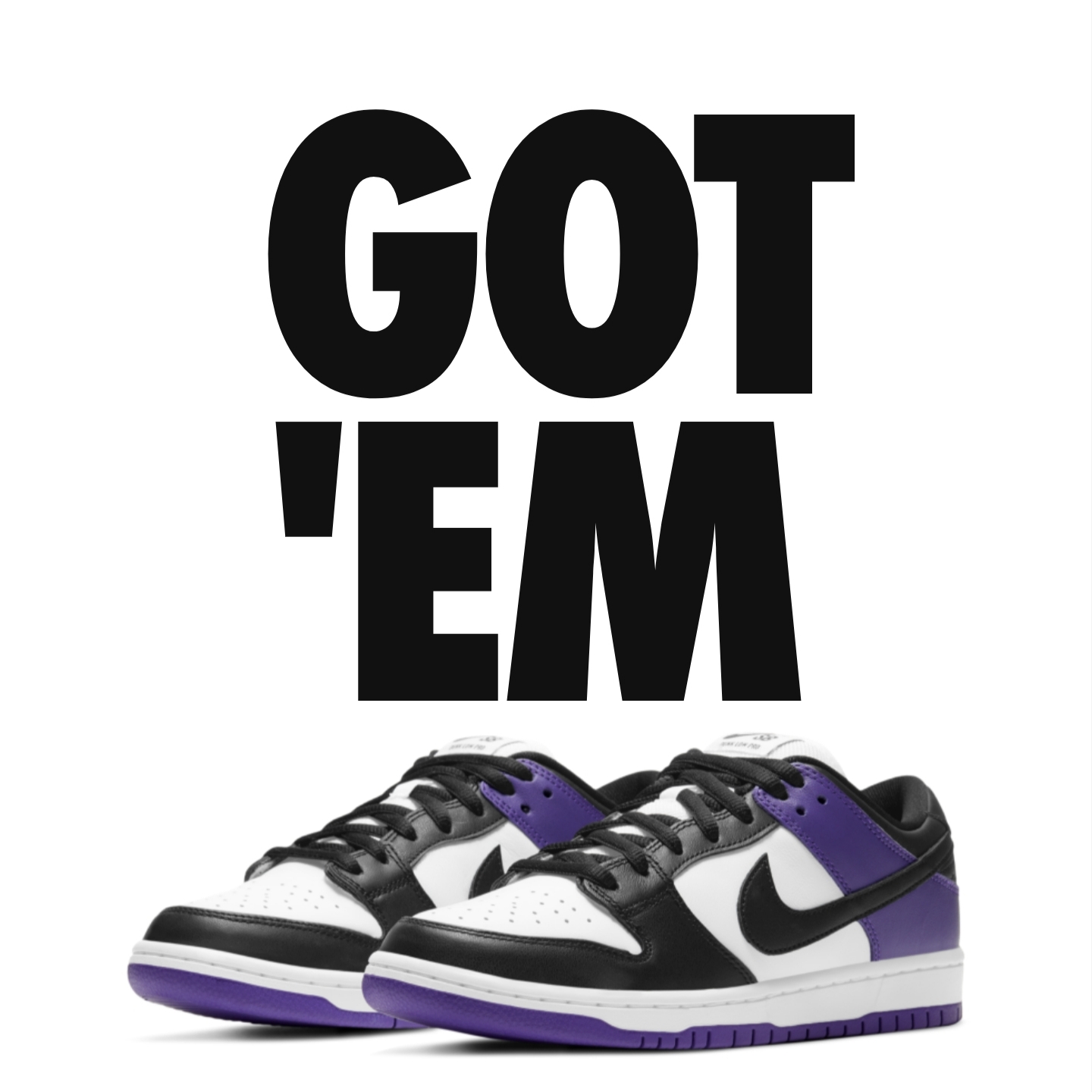 Nike SB Dunk Low Pro Court Purple 착용 스타일