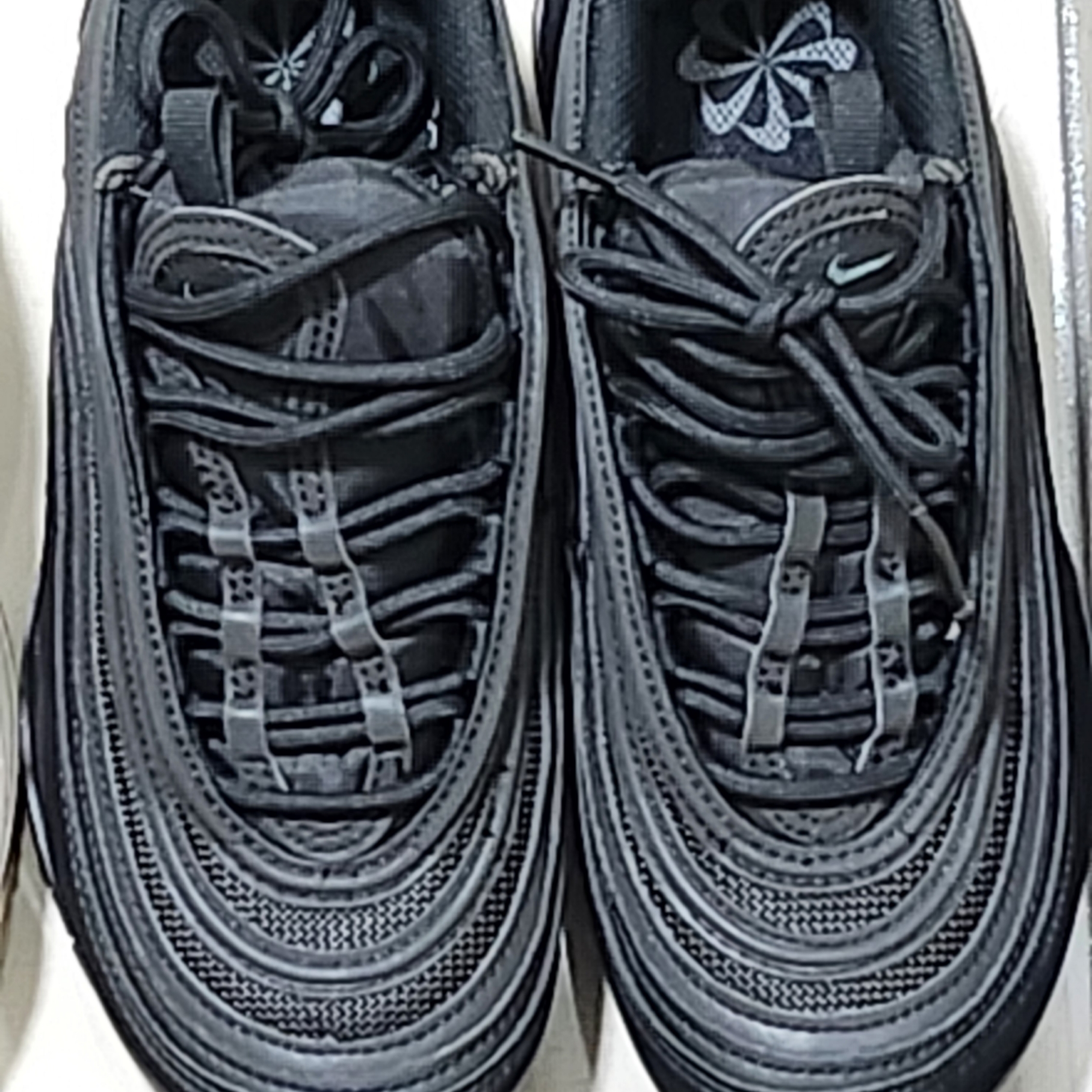 (W) Nike Air Max 97 Next Nature Black 착용 스타일