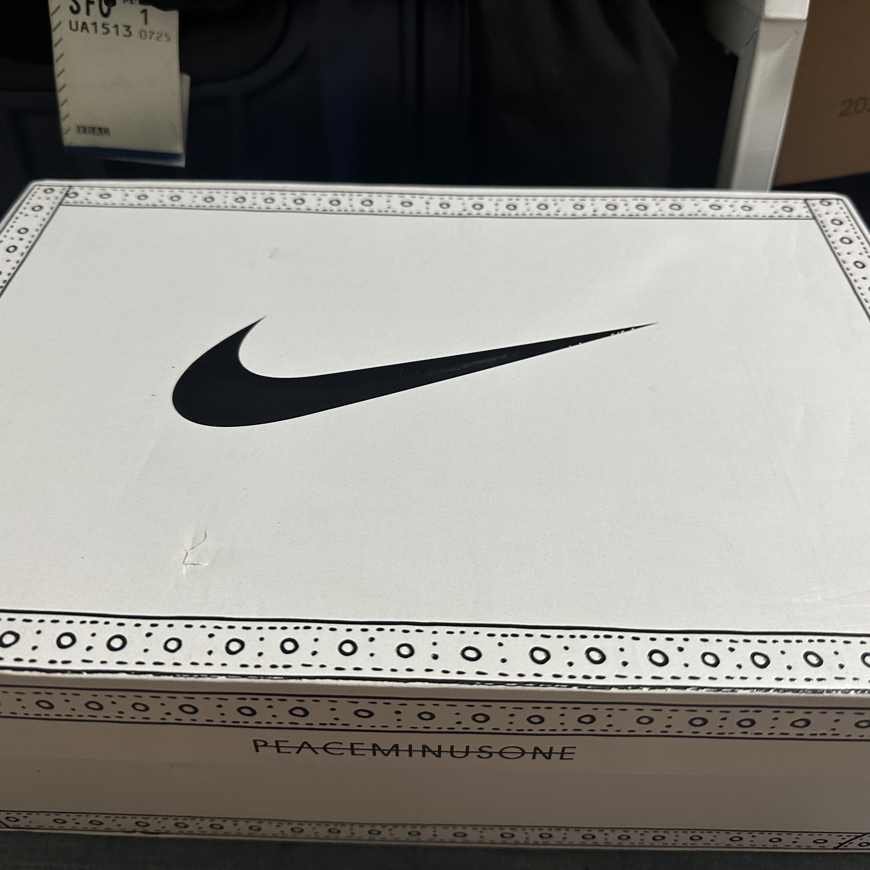 Nike x Peaceminusone Kwondo1 White 착용 스타일 - 4