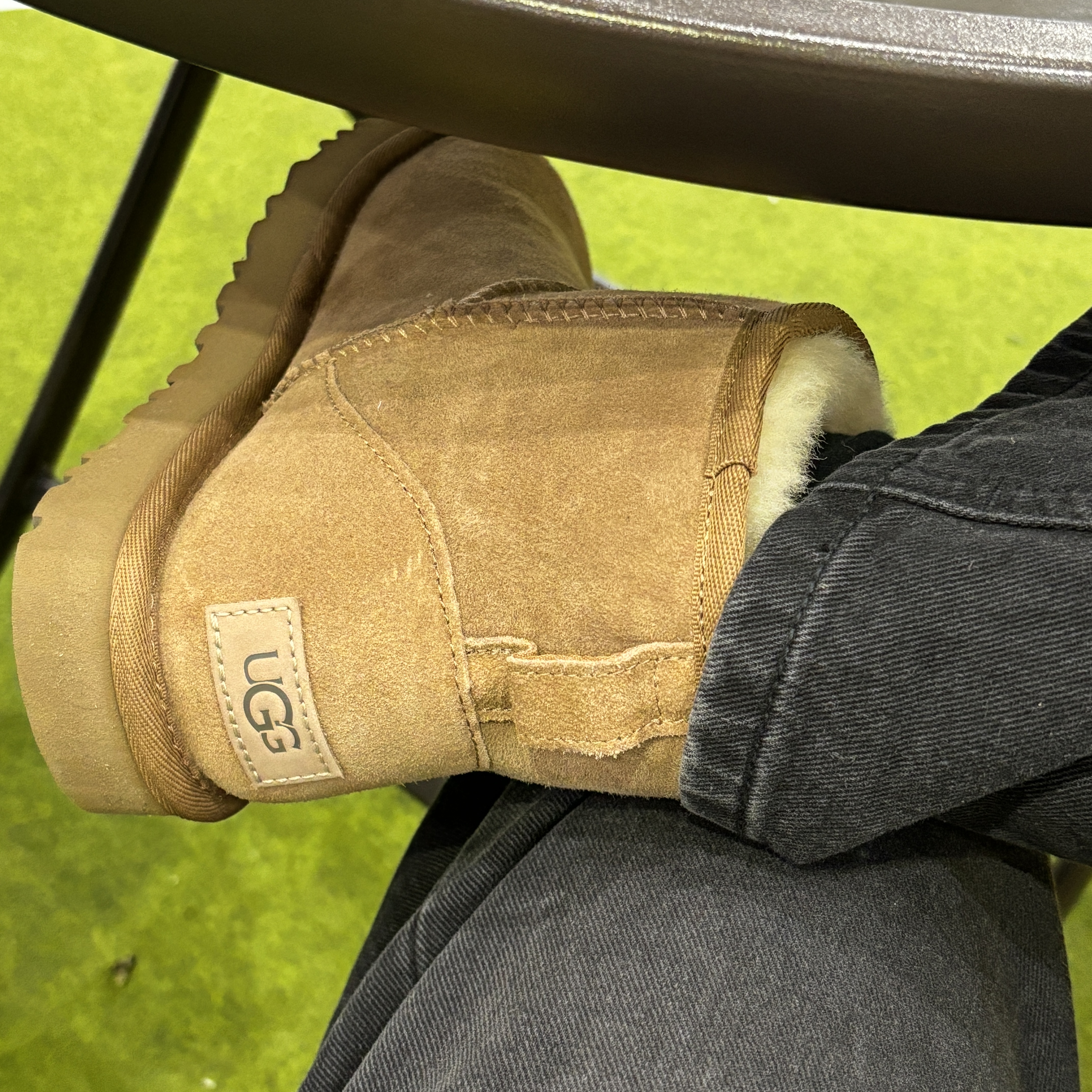 (W) UGG Classic Mini II Boots Chestnut 착용 스타일