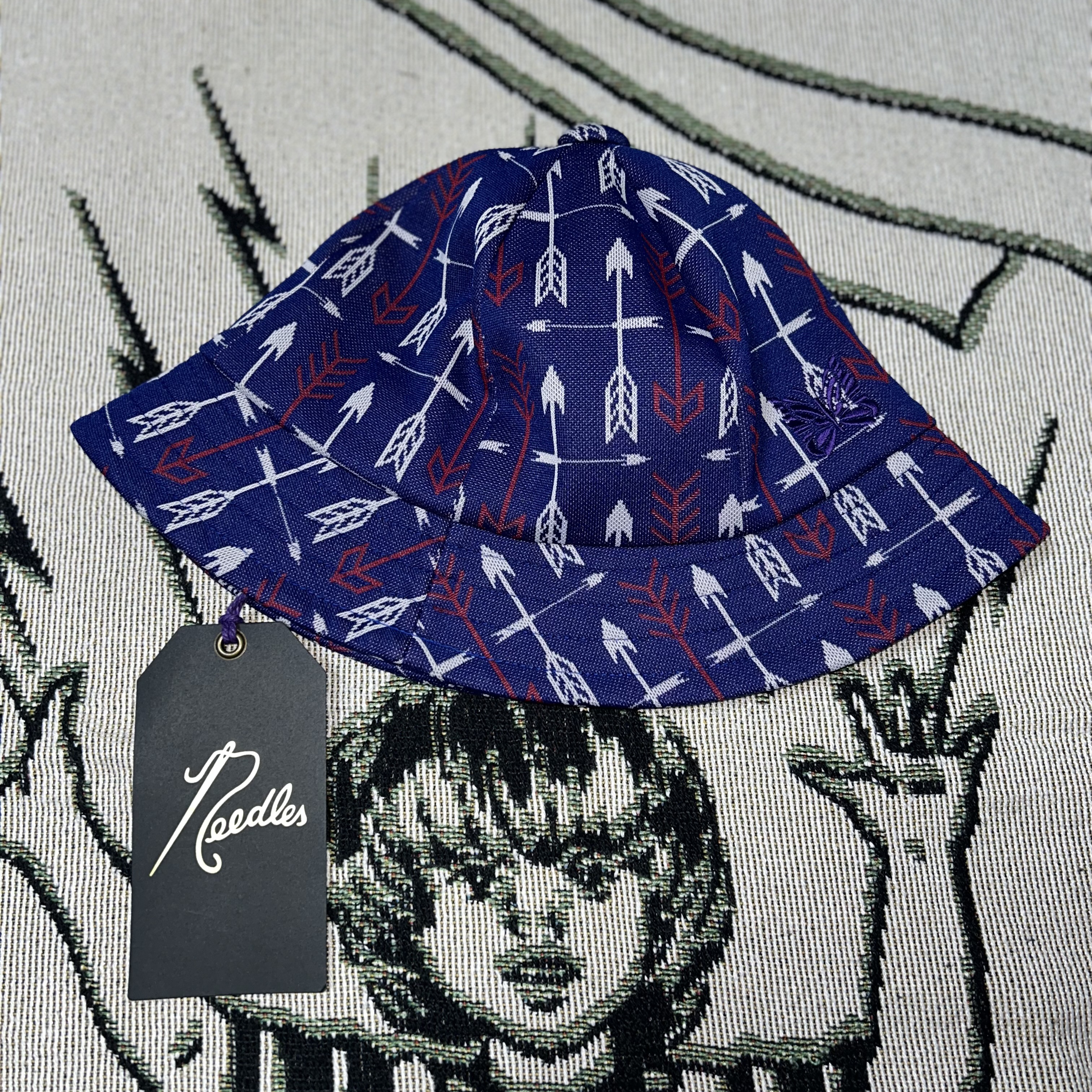 Needles Bermuda Hat Poly JQ Star Arrow 착용 스타일 - 4