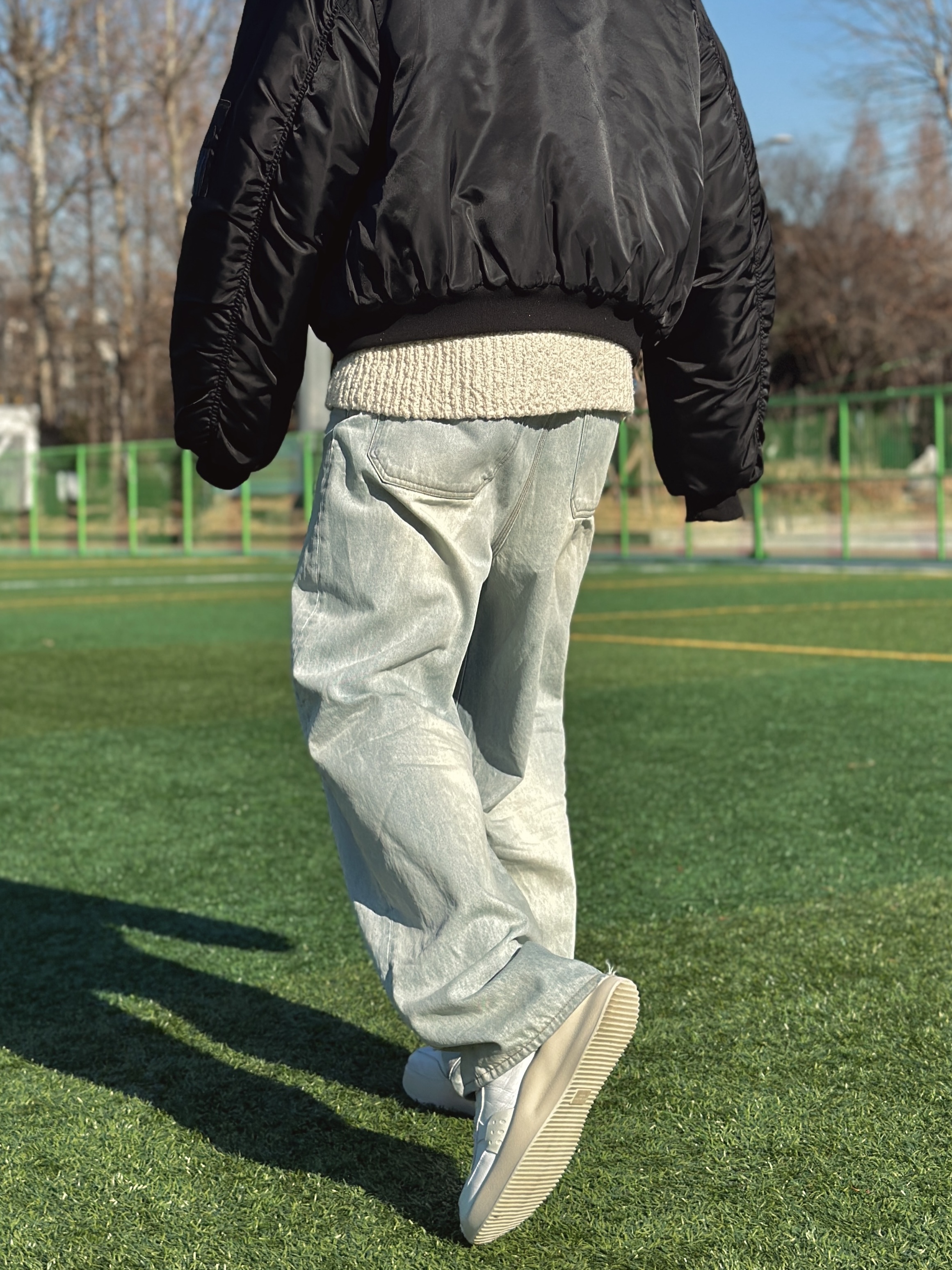 Civision by CSC Progressive Bomber Jacket Black 착용 스타일 - 2